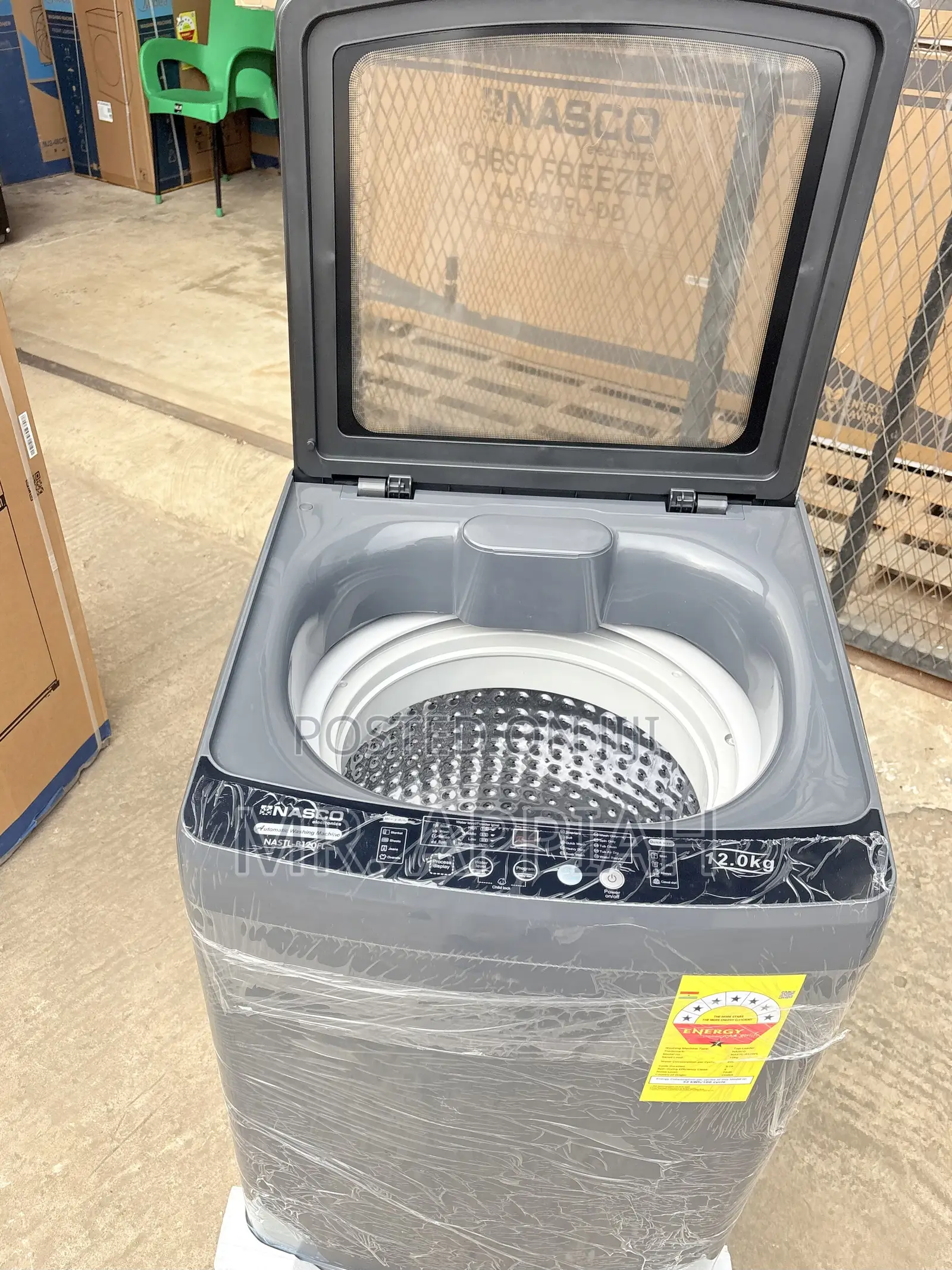 Manual Efforts Nasco 12kg Full Automatic Washing Machine