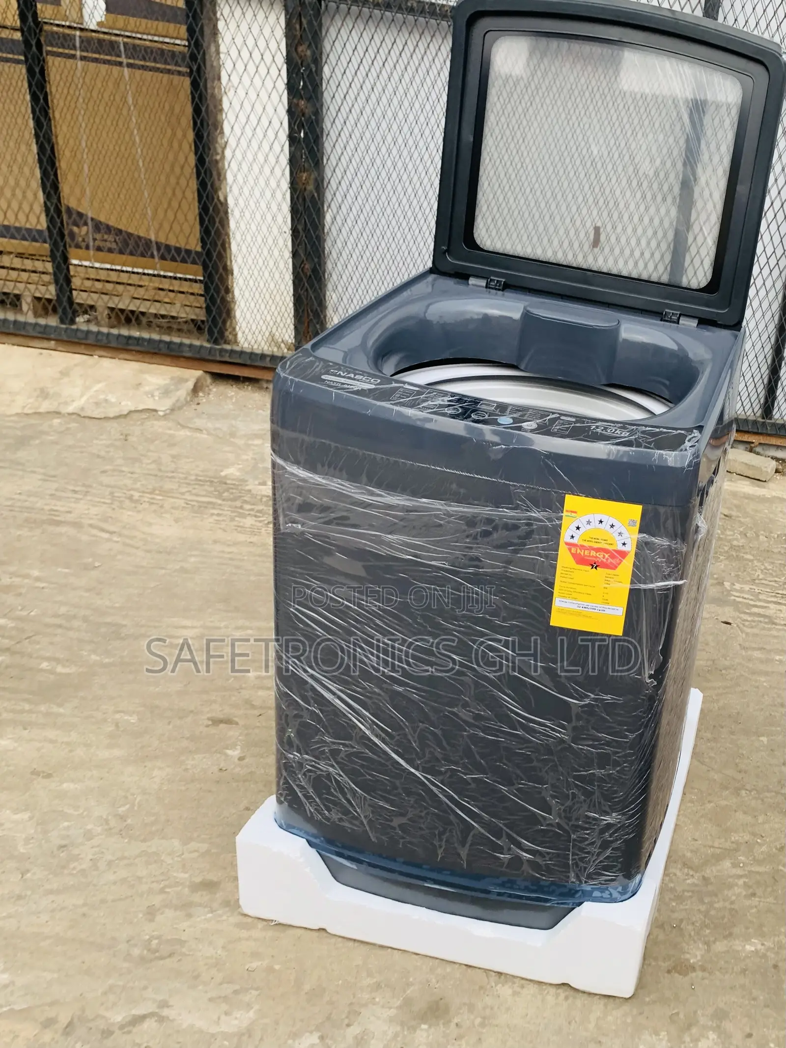 Purchase Clean-Wave TopLoad 12kg Nasco (Grey) WashingMachine