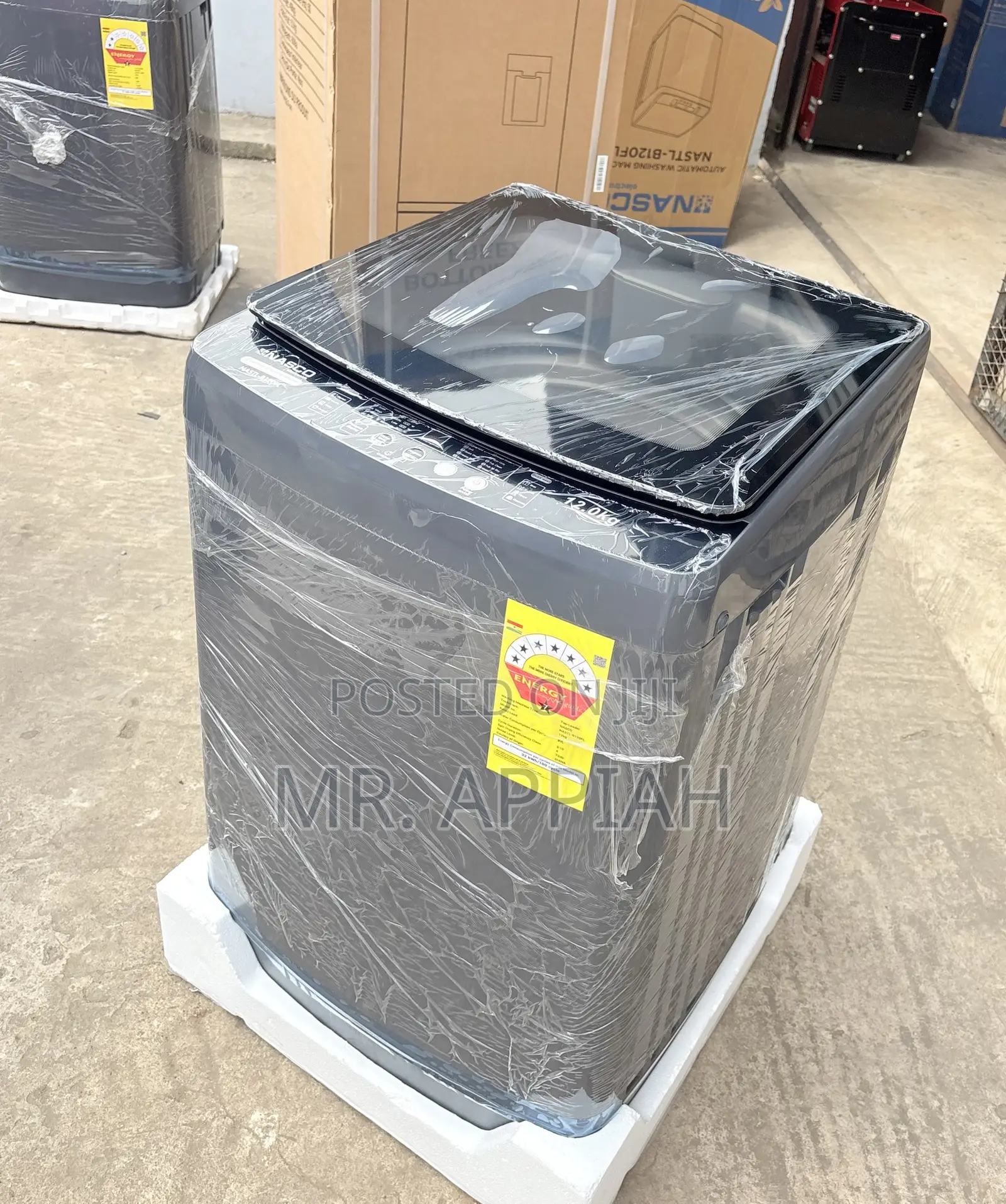 Nasco 12kg Top Load Full Auto Washing Machine With LED Display