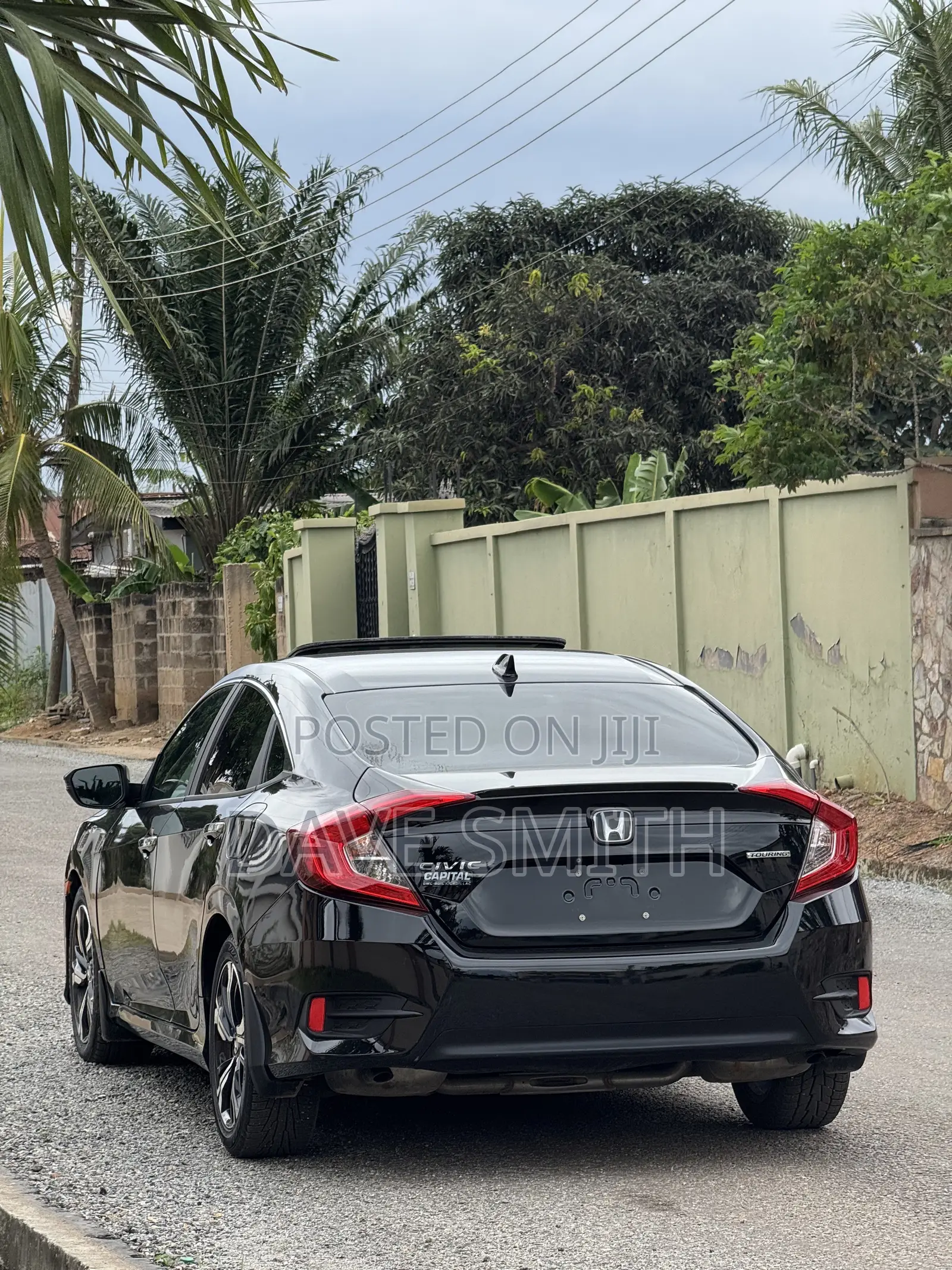 Honda Civic Touring 4dr Sedan (1.5L 4cyl) 2016 Black