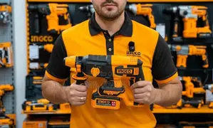 26mm Cordless Brushless Rotary Hammer + 2x4.0Ah Battery - CRHLI262085