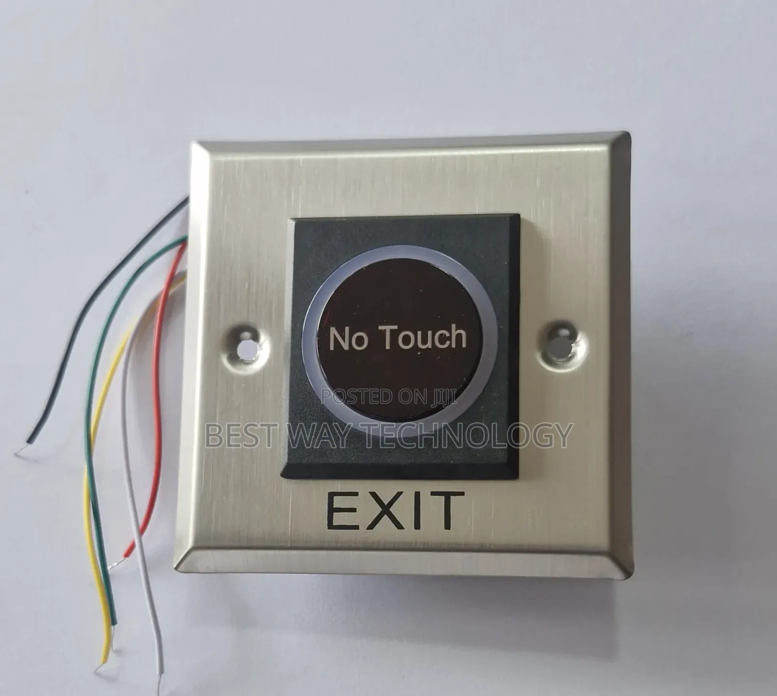 Non Touch Exit Button