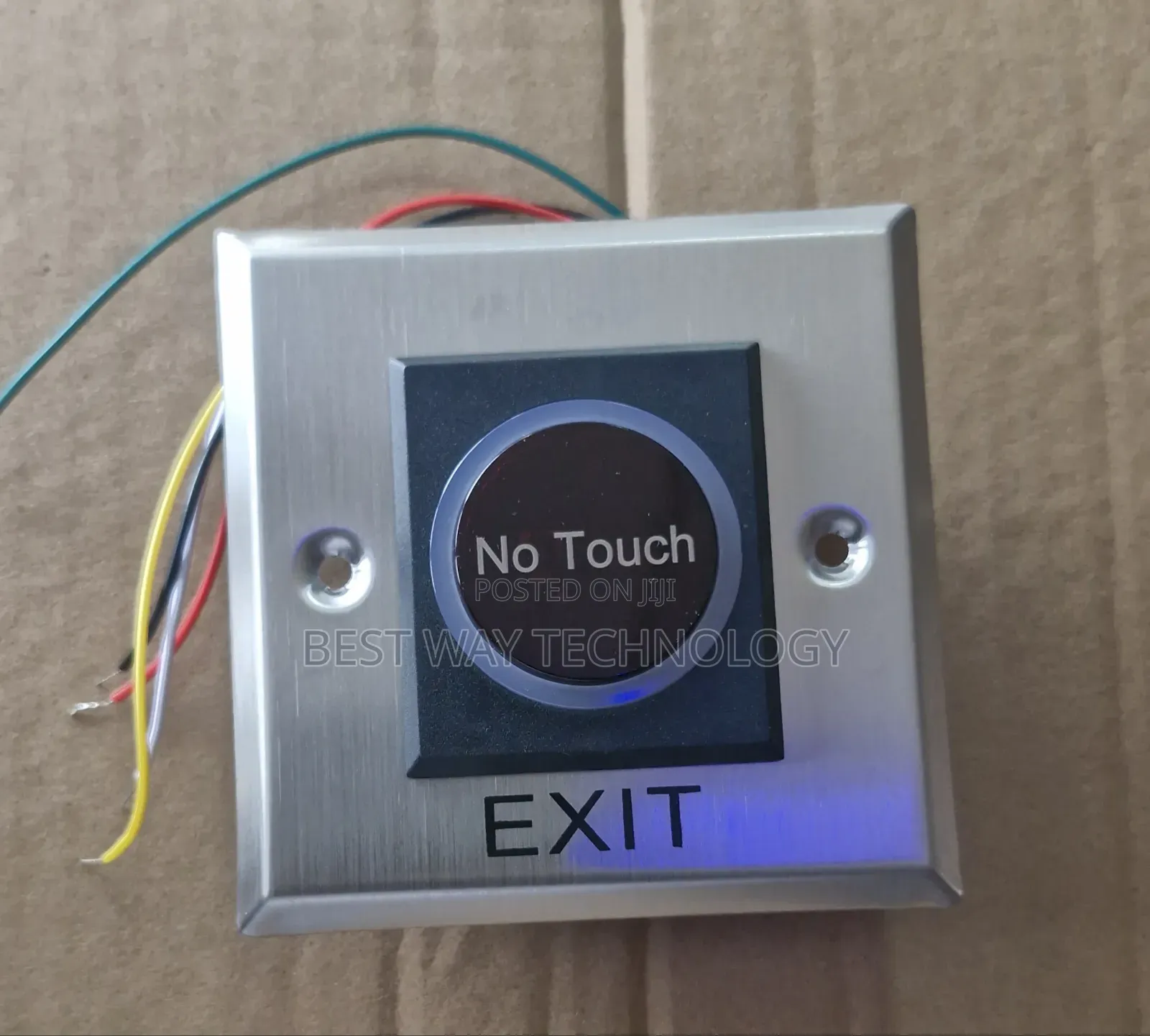 Non Touch Exit Button
