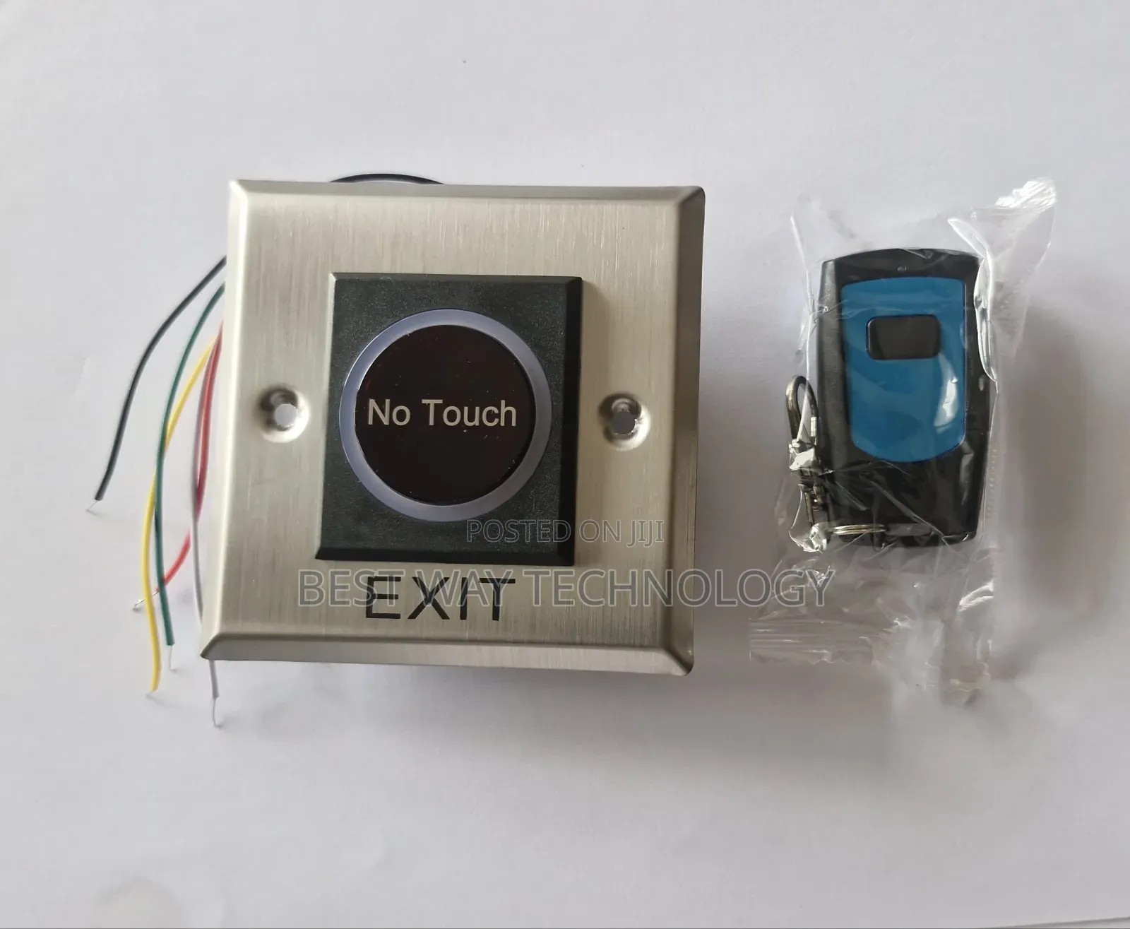 Non Touch Exit Button