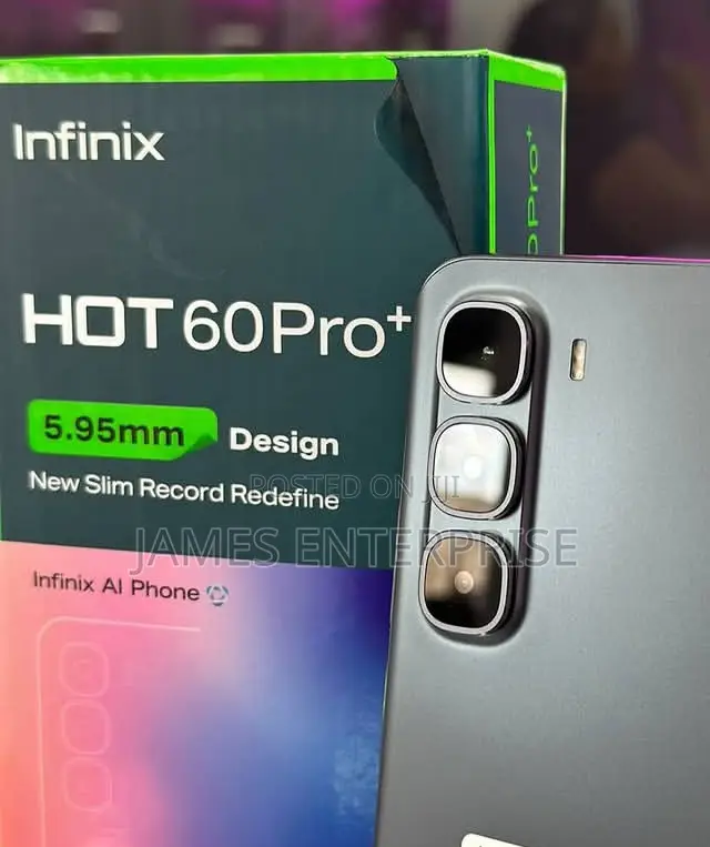 New Infinix Hot 60 Pro+ 256 GB Black