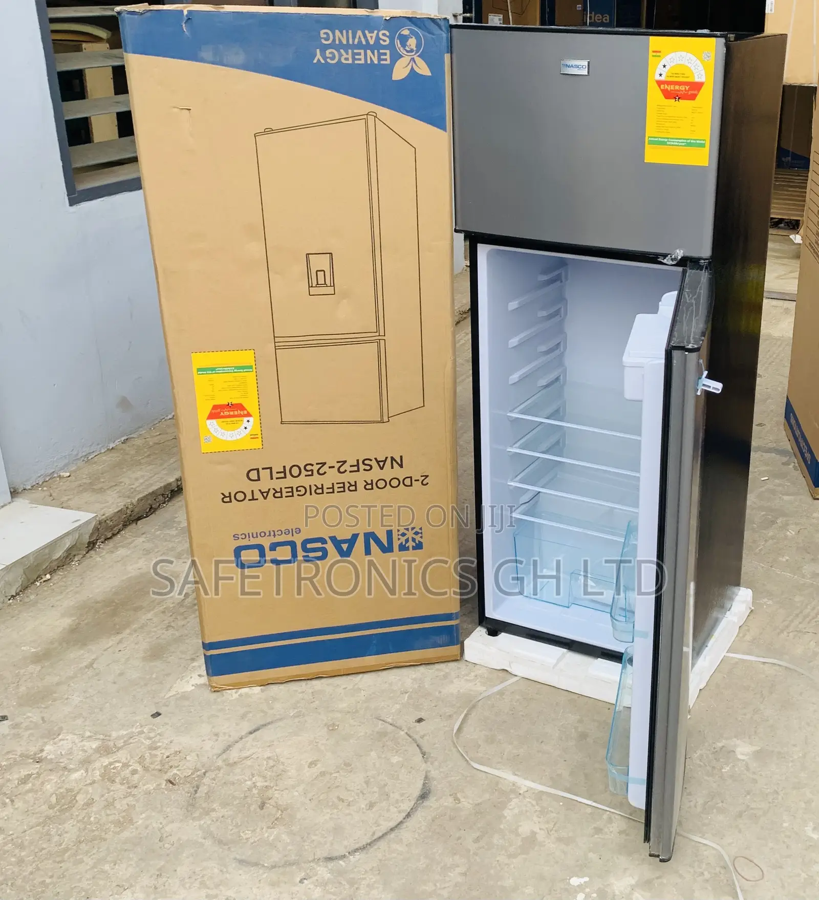 Super 210L Nasf2-250fld Nasco TopMount (CoolSmart) Grey Fridge