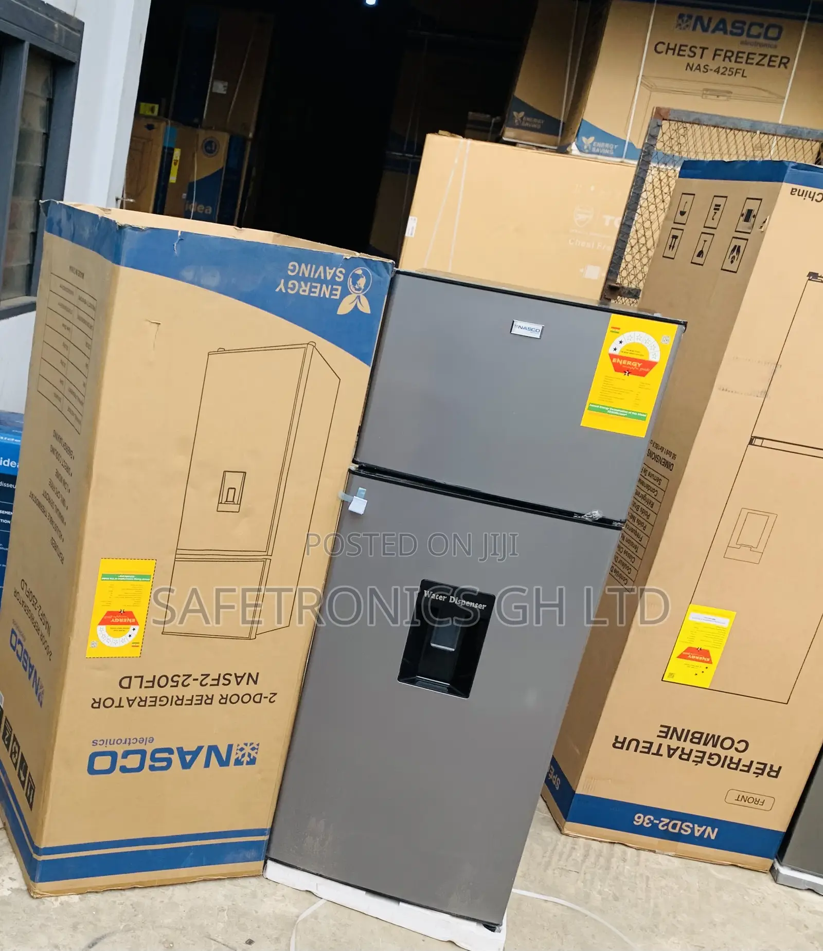 Super 210L Nasf2-250fld Nasco TopMount (CoolSmart) Grey Fridge