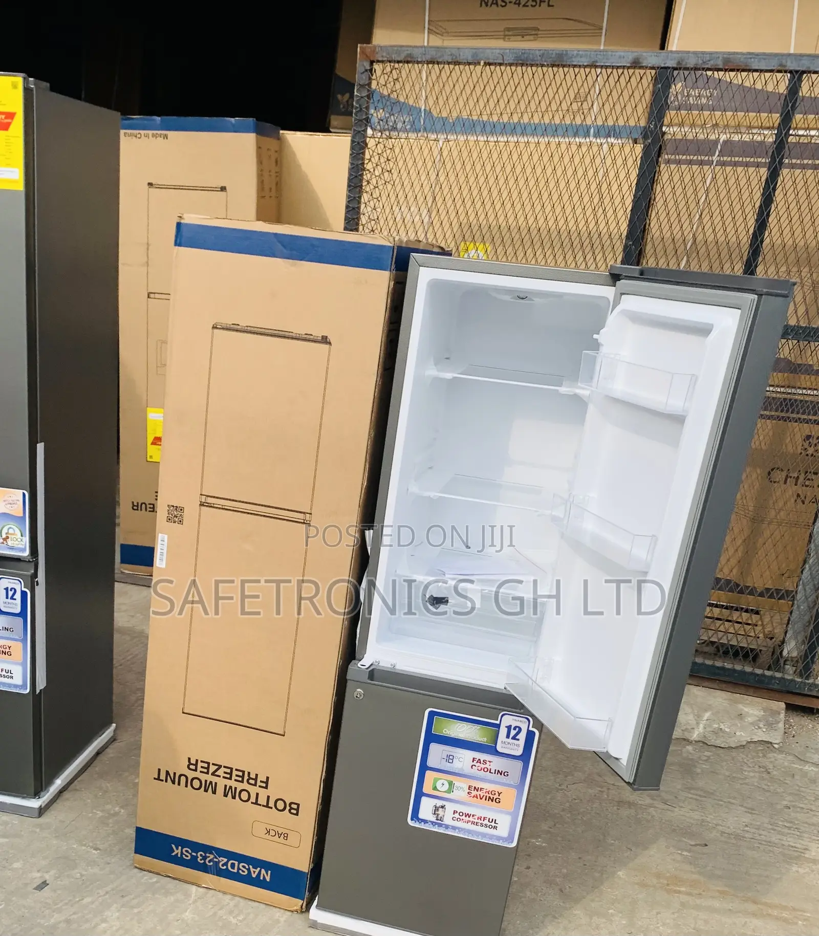 Great Nasco 170L (FrostPlus) Nasf2-23-Sk Bottom Mount Fridge