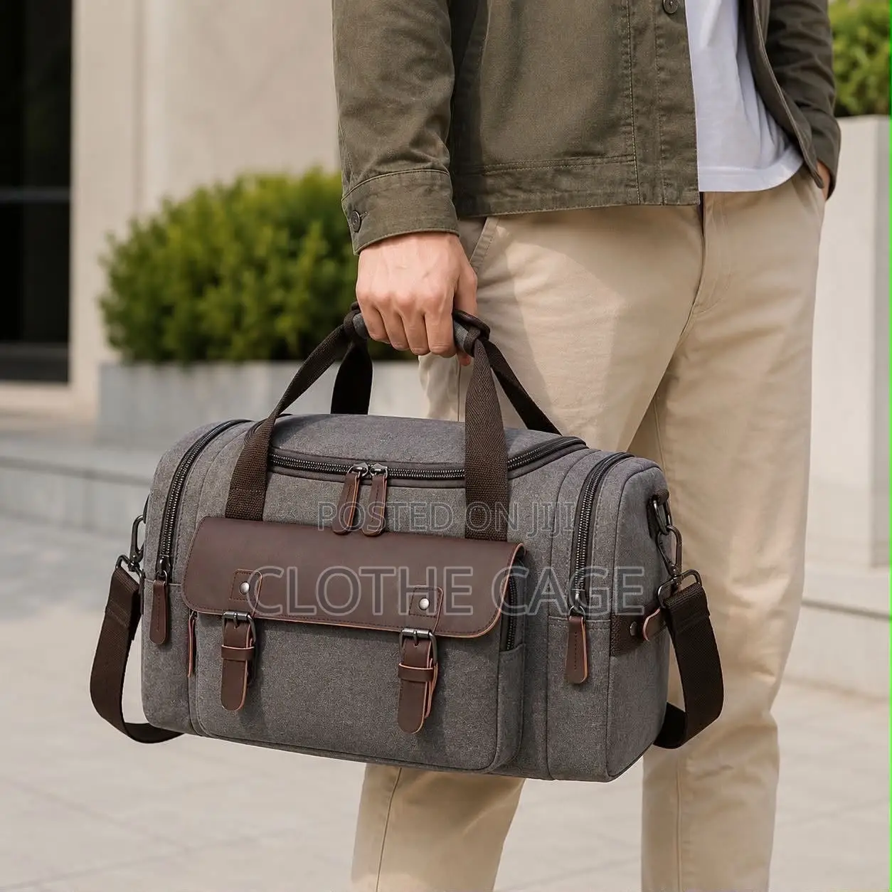Solid Canvas Duffel Bags