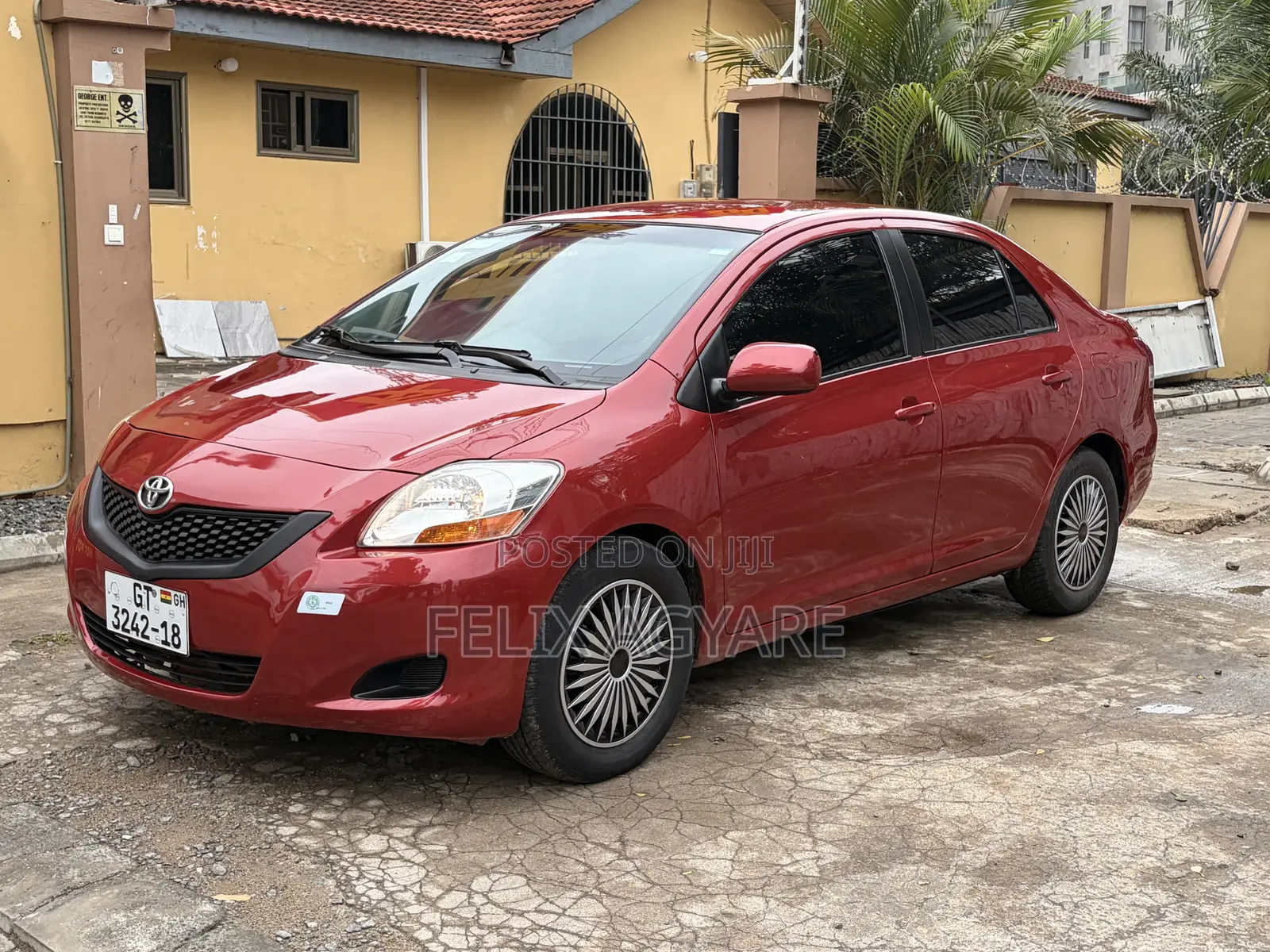 Toyota Yaris 2008 Red