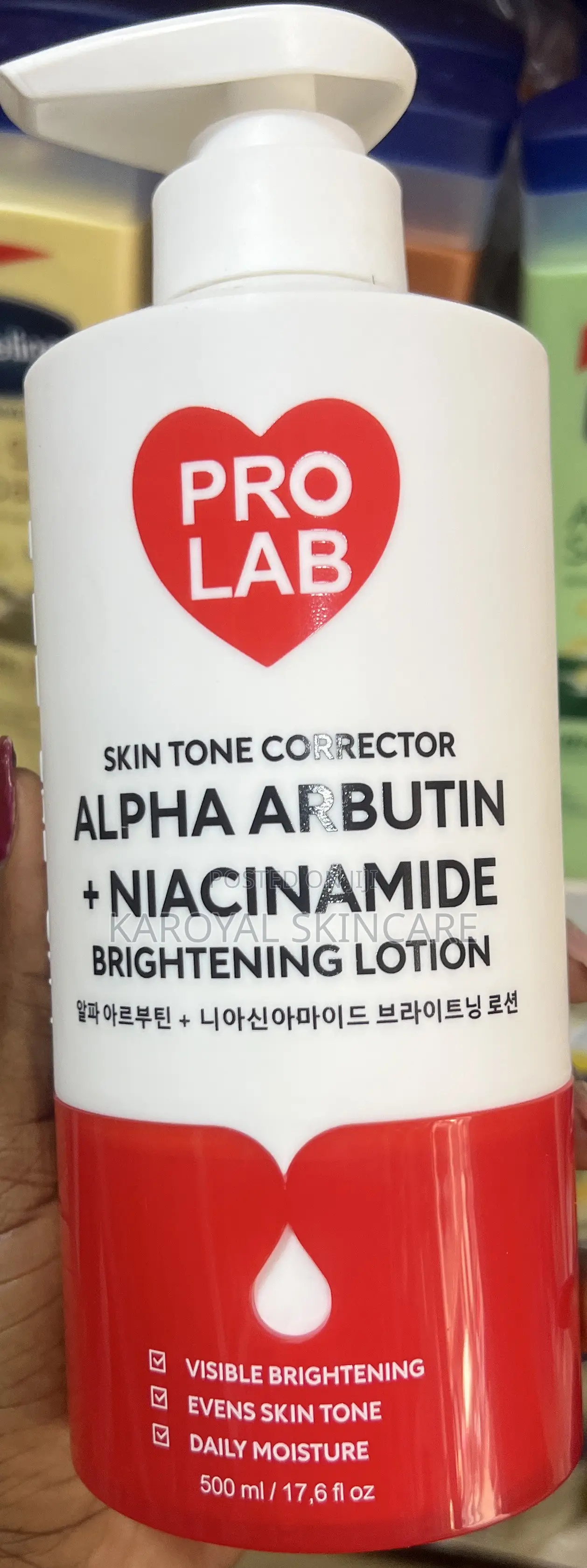 Prolab Alpha Arbutin +Niacinamide Lotion