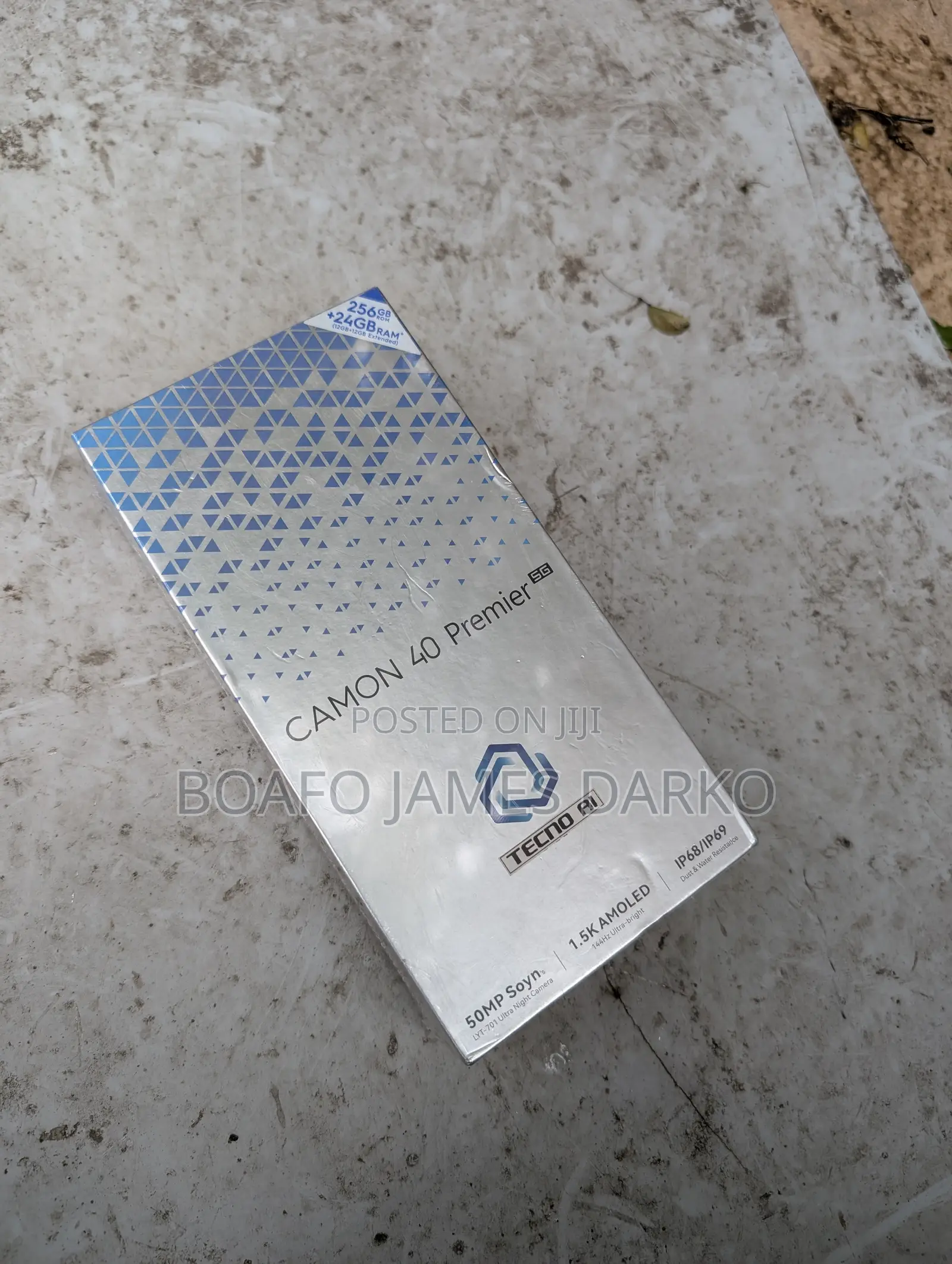New Tecno Camon 40 Premier 5G 256 GB Black
