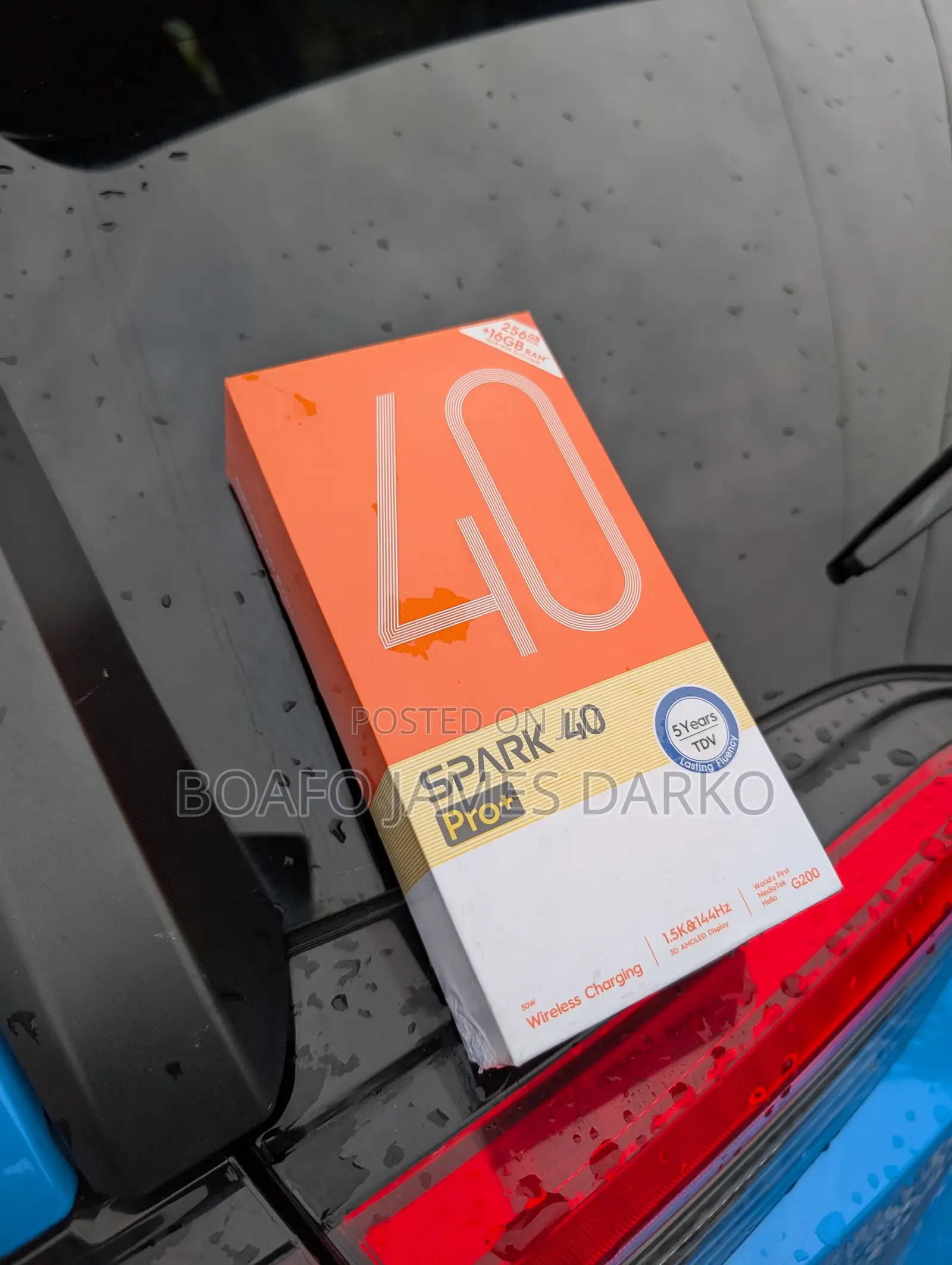 New Tecno Spark 40 Pro+ 256 GB Black