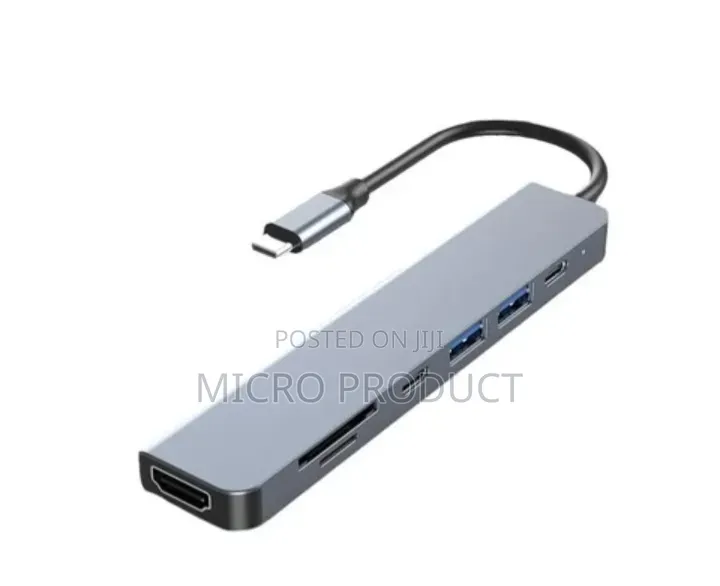 Type C to HDTV 7 in 1 Multi Function Adapter