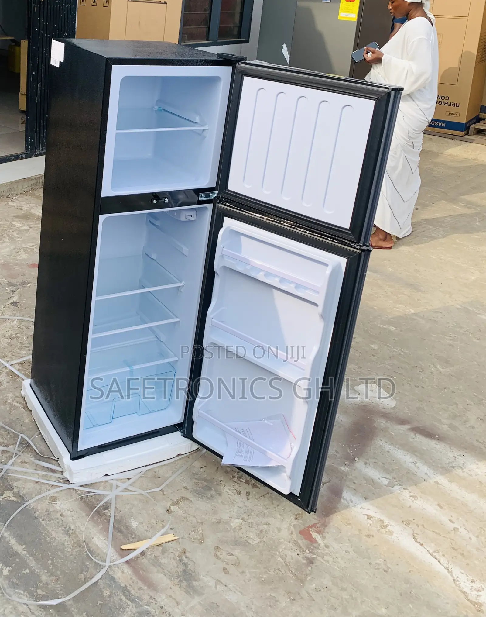 Nasco Breeze-Point 158L (Grey) Nasf2-18fl Top Mount Fridge