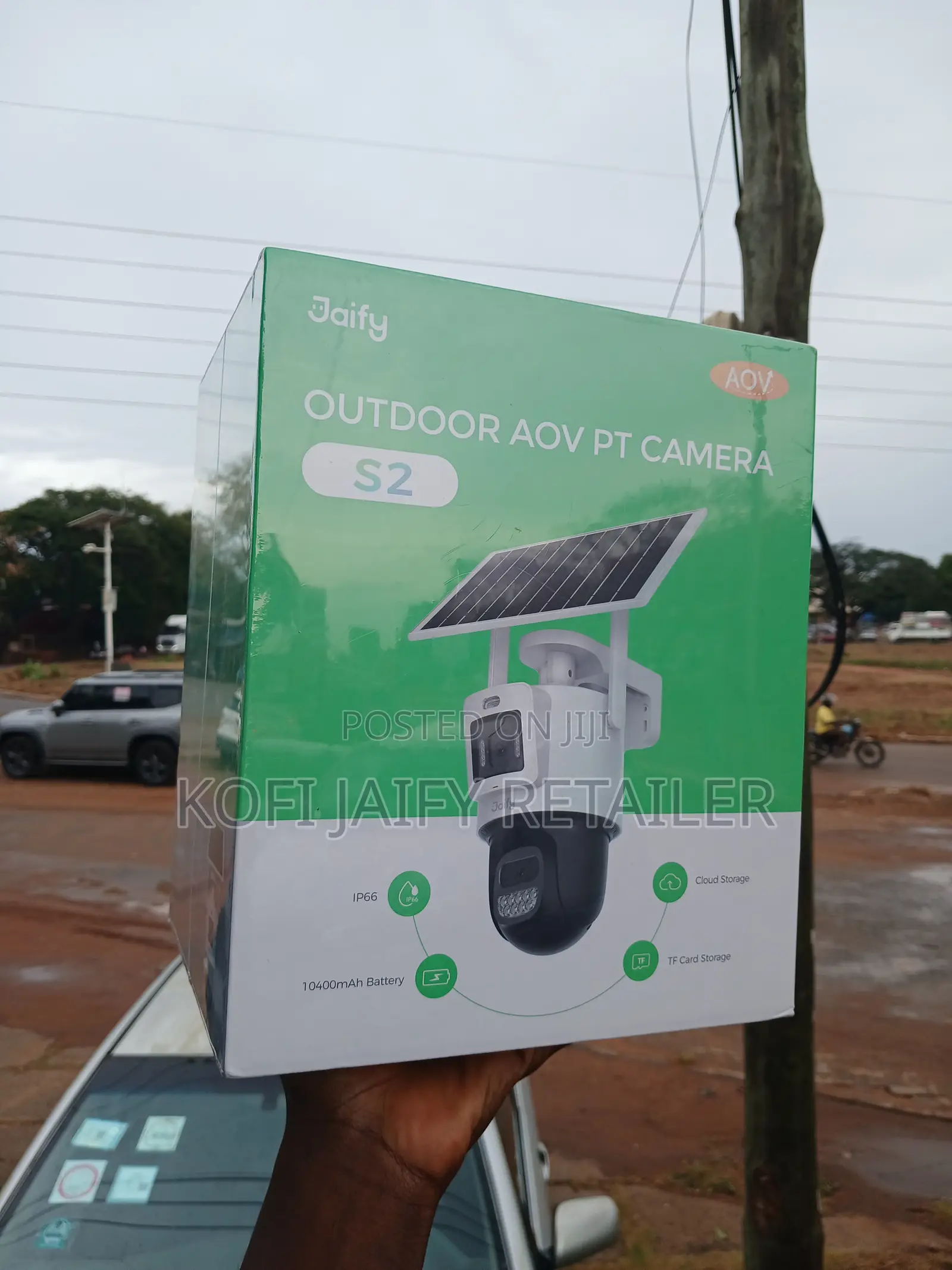 Jaify Smart 4G Sim Solar Camera (4MP)