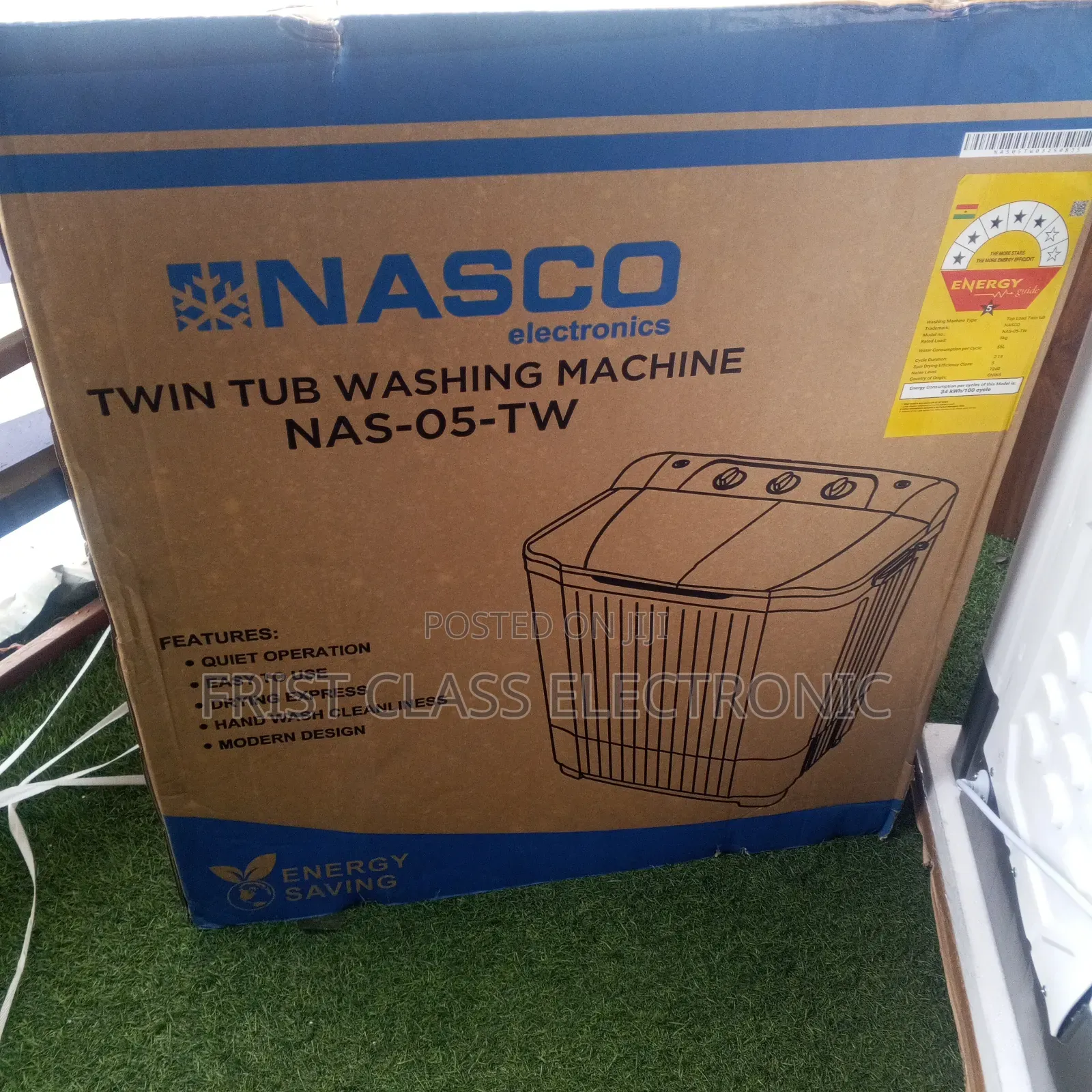 Easy Washing Experience With Nasco 5kg Washing Machine 5kg