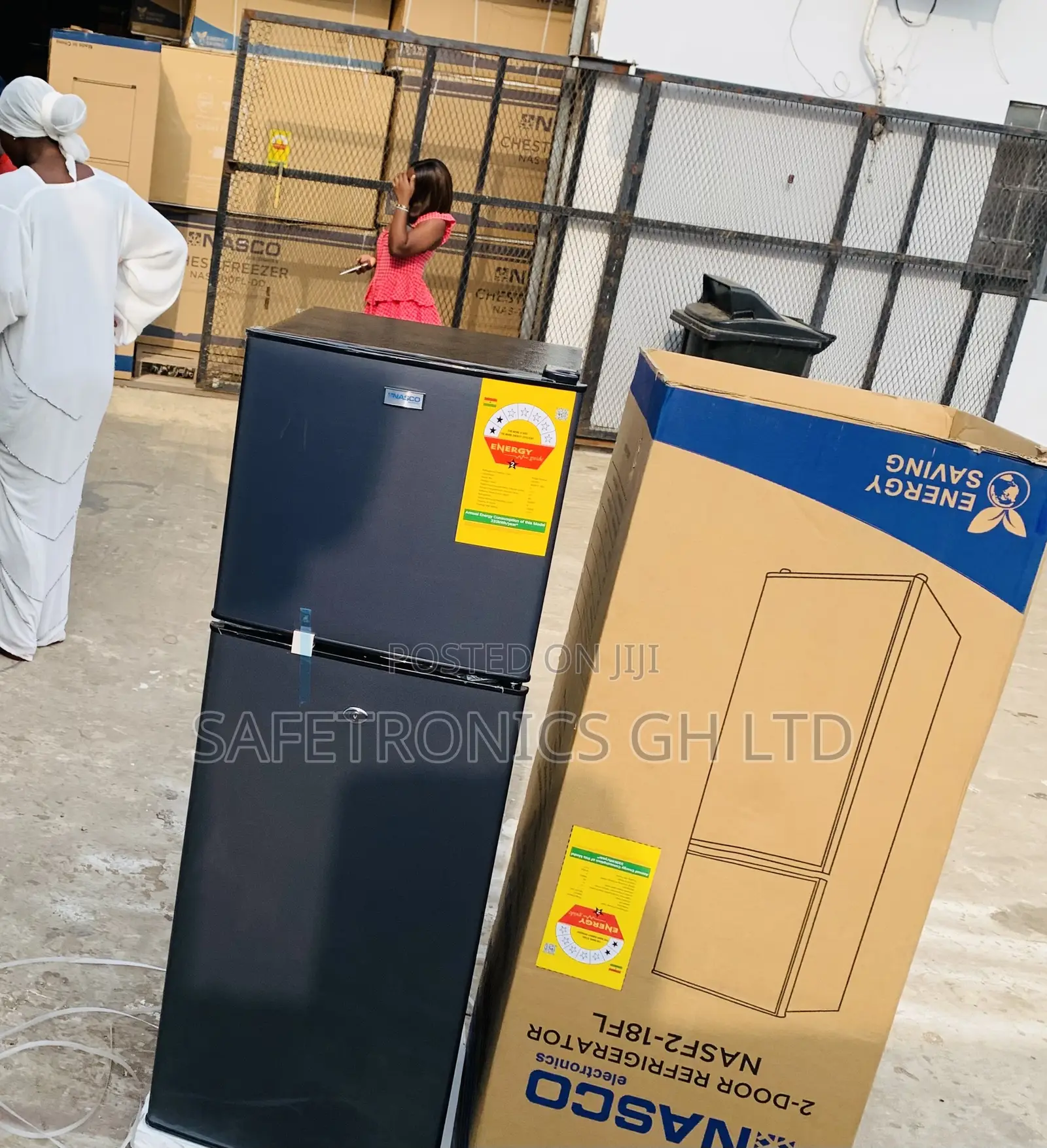 Just Try Nasf2-18fl 158L Chillplus Nasco Grey Fridge