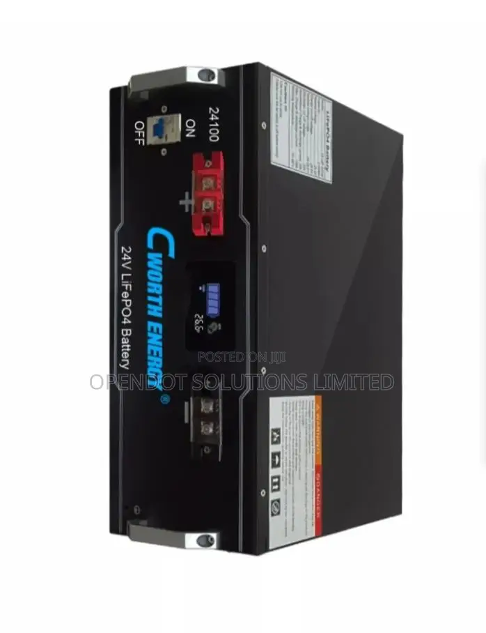 Solar Lithium Ion Batterie 24100 24v 100ah (2.4kwh)
