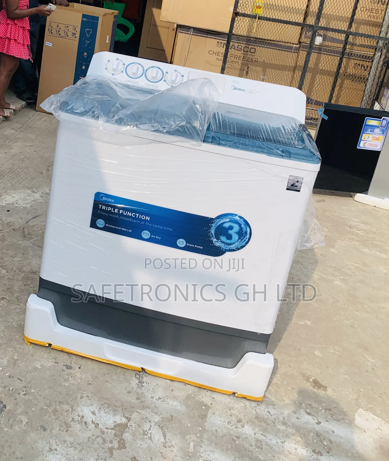 Super AquaElite 18kg Midea Twintub WashingMachine