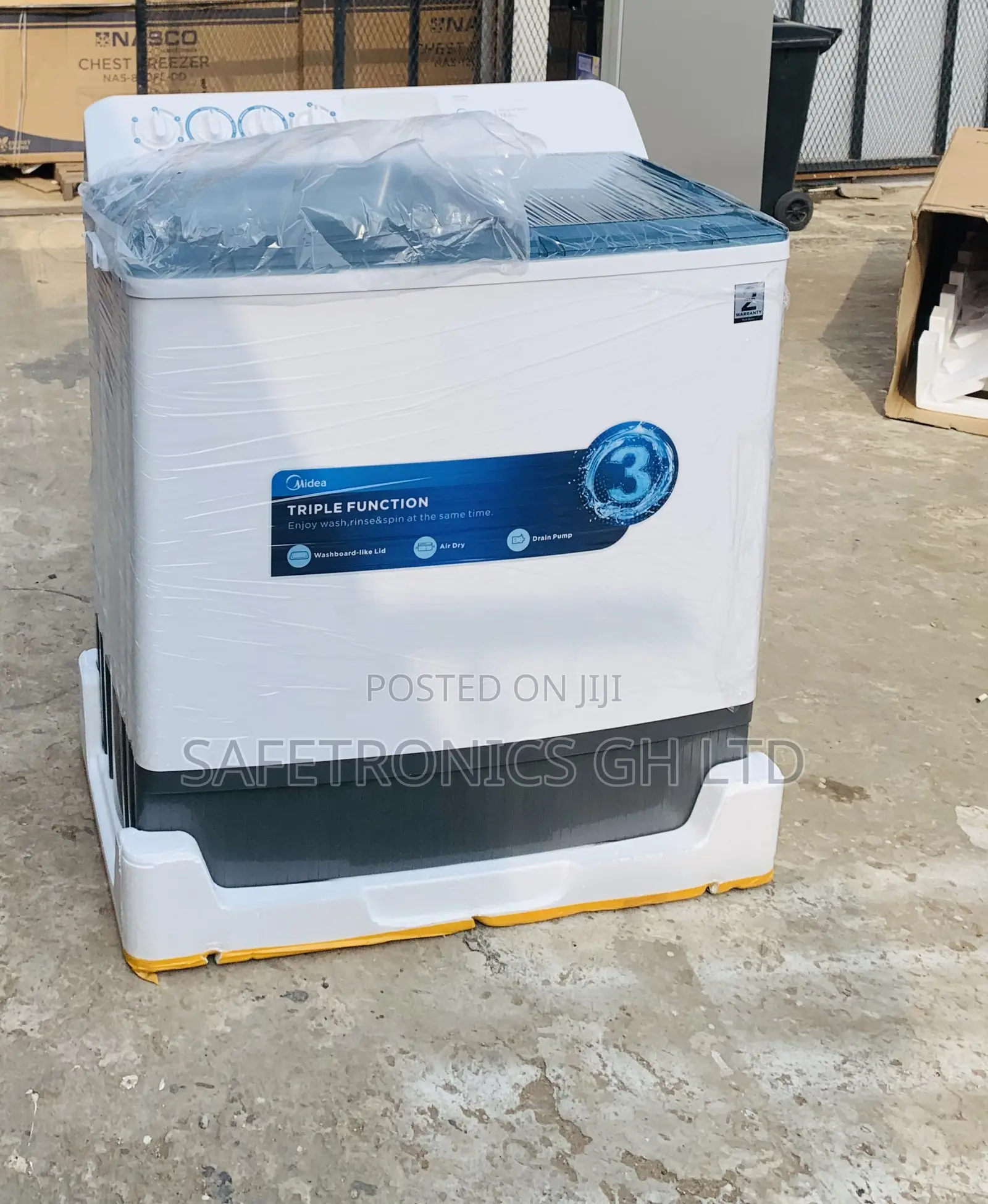 Long Midea Aqua Choice 18kg Twintub WashingMachine White