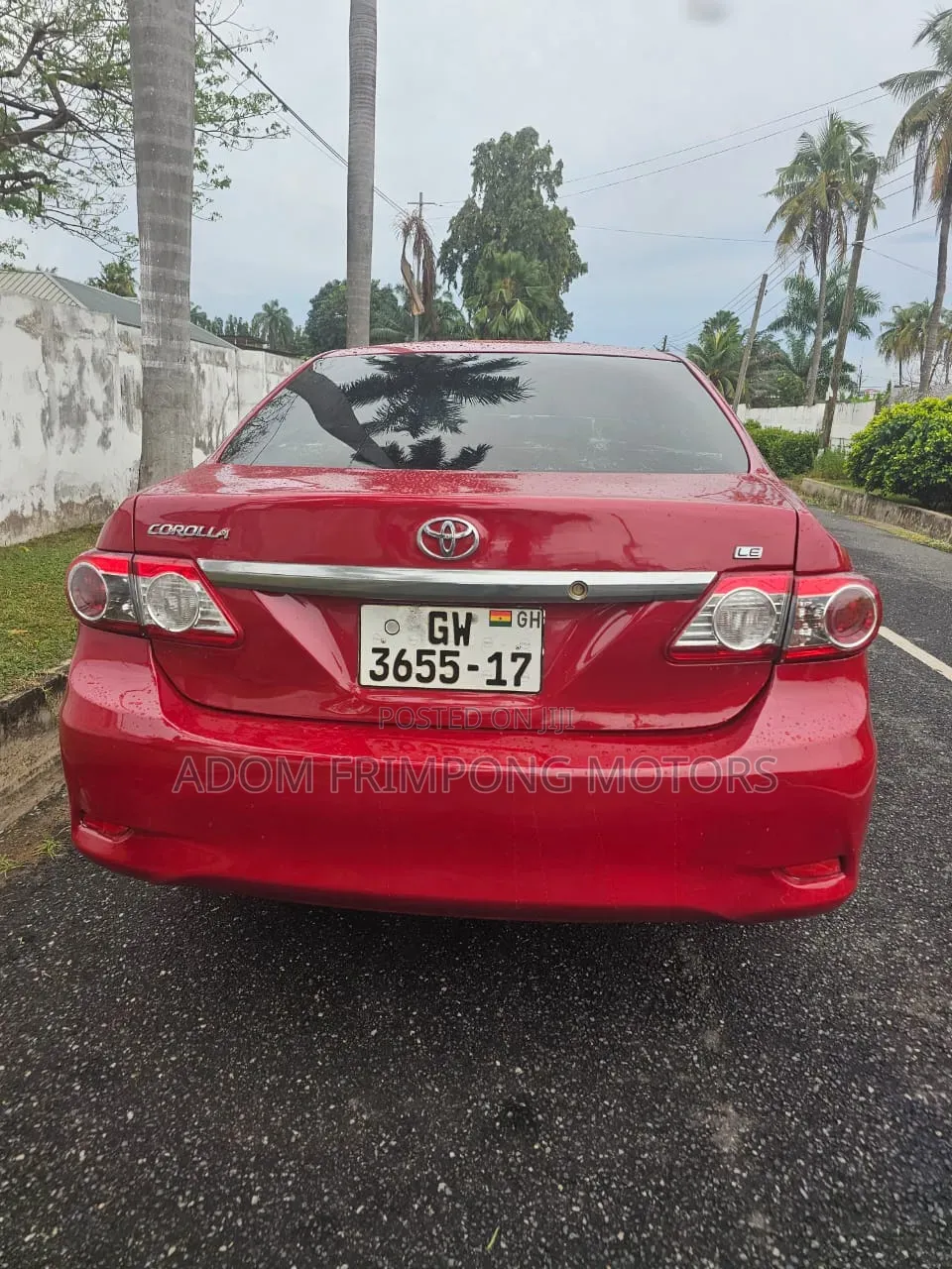 Toyota Corolla LE 4dr Sedan (1.8L 4cyl 4A) 2013 Red