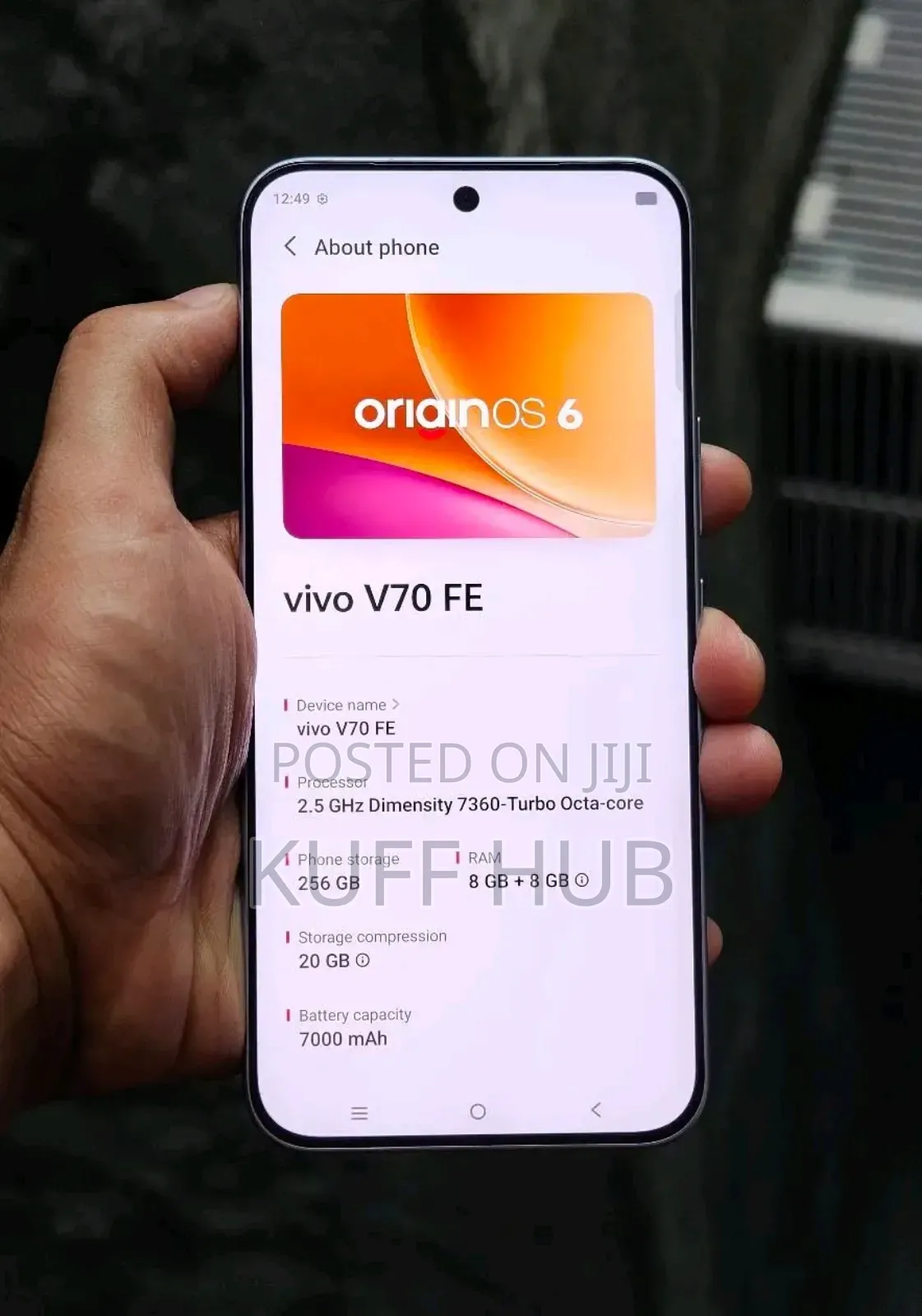New Vivo V70 Lite 256 GB Gold