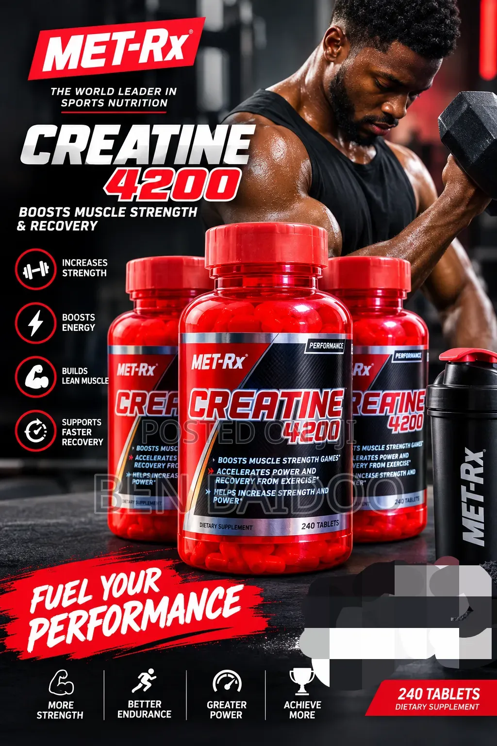 Creatine Gym Supplement (Energized Performance)