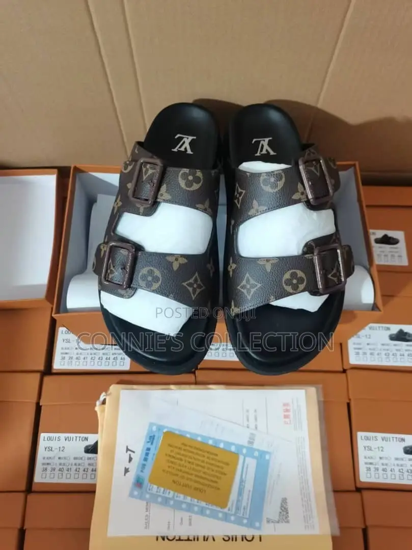 Louis Vuitton Double-Strap Slippers