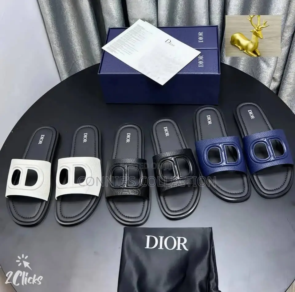 Dior Men's Leather Slide