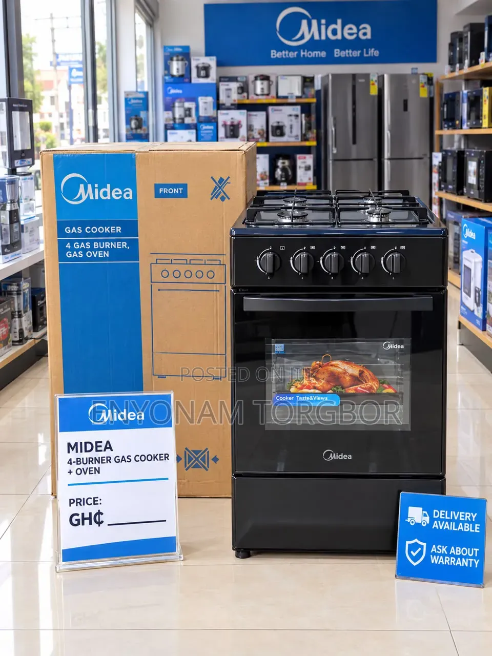 4 Burner Gas Stove
