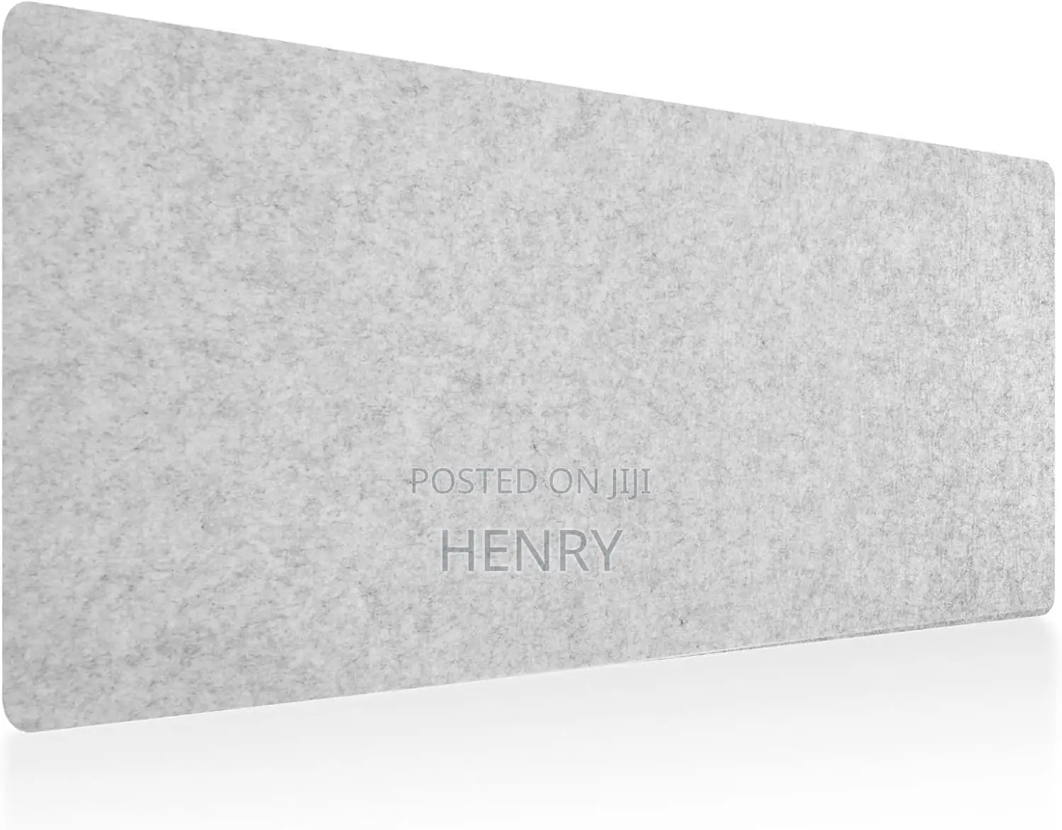 DAWNTREES Non-Slip Felt Desk Mat | Keyboard and Mouse Pad (Light Grey)