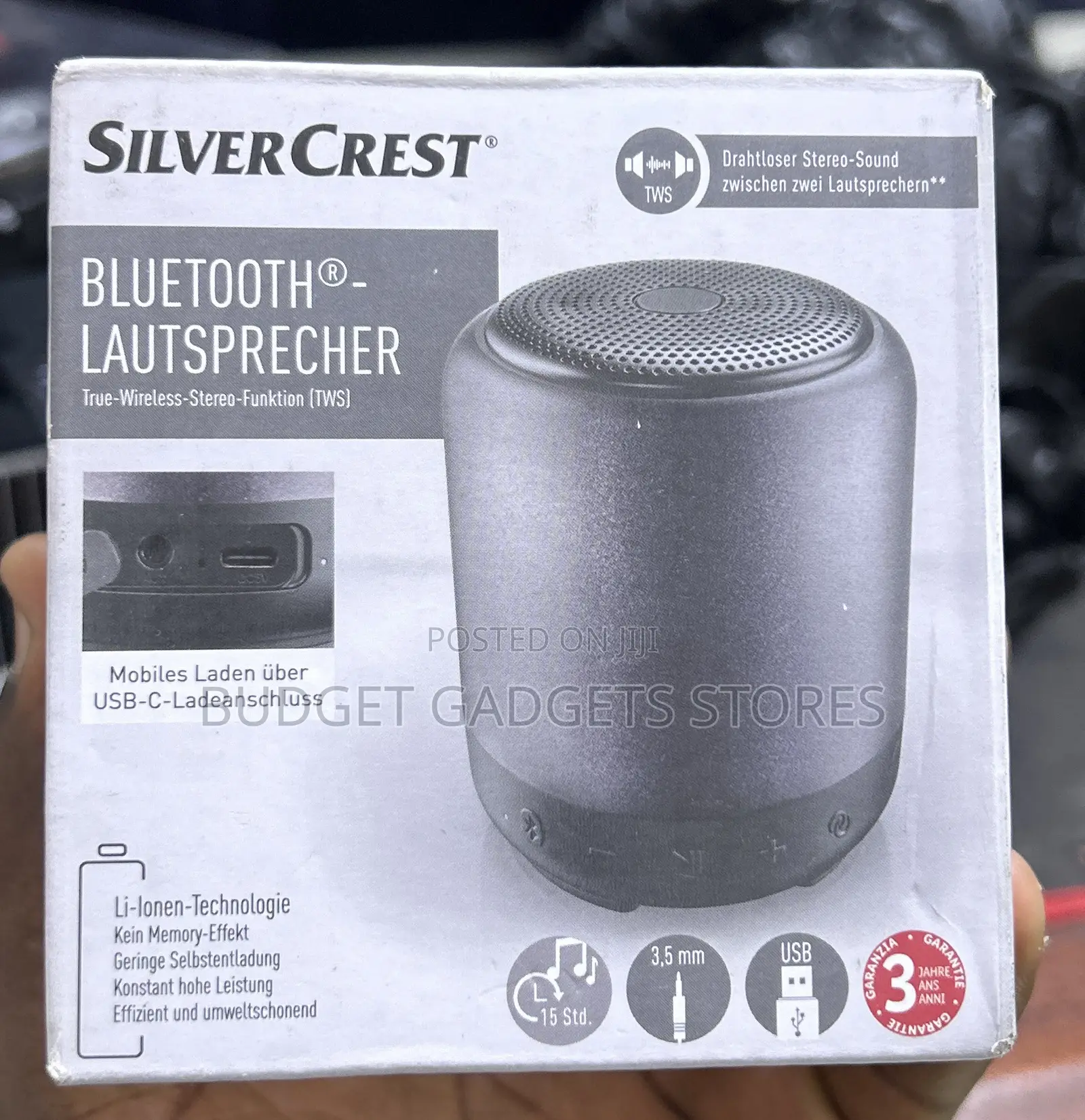 Silvercrestportable Bluetooth Speaker