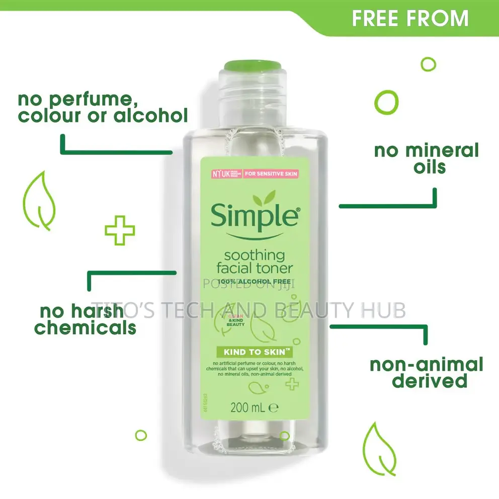 Simple Smoothing Facial Toner
