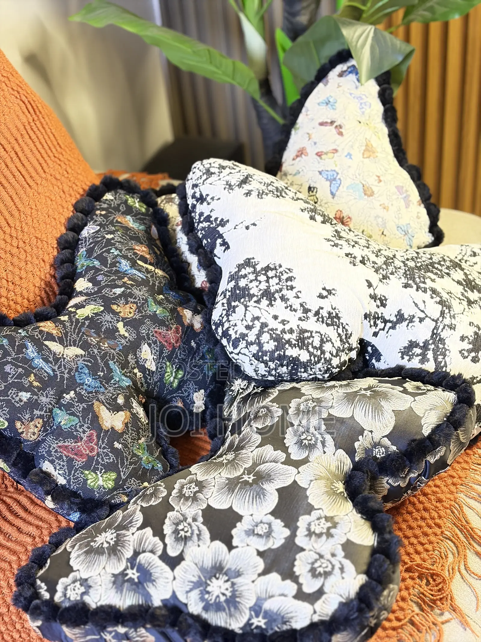 Butterfly-Shape Throw Pillow