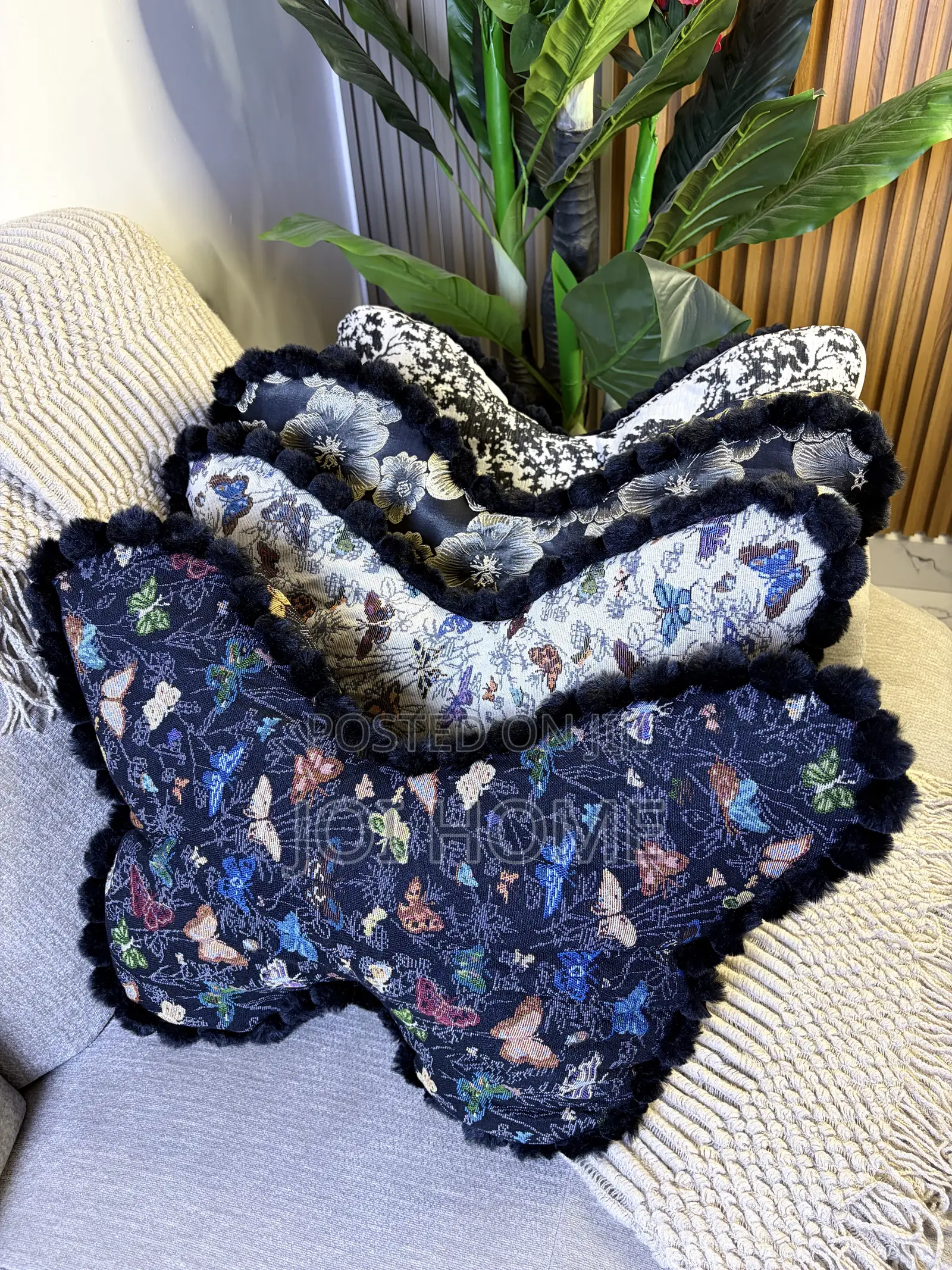 Butterfly-Shape Throw Pillow