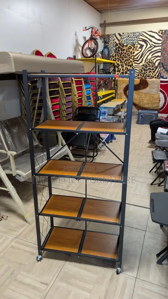 5-Tier Foldable Storage Shelf