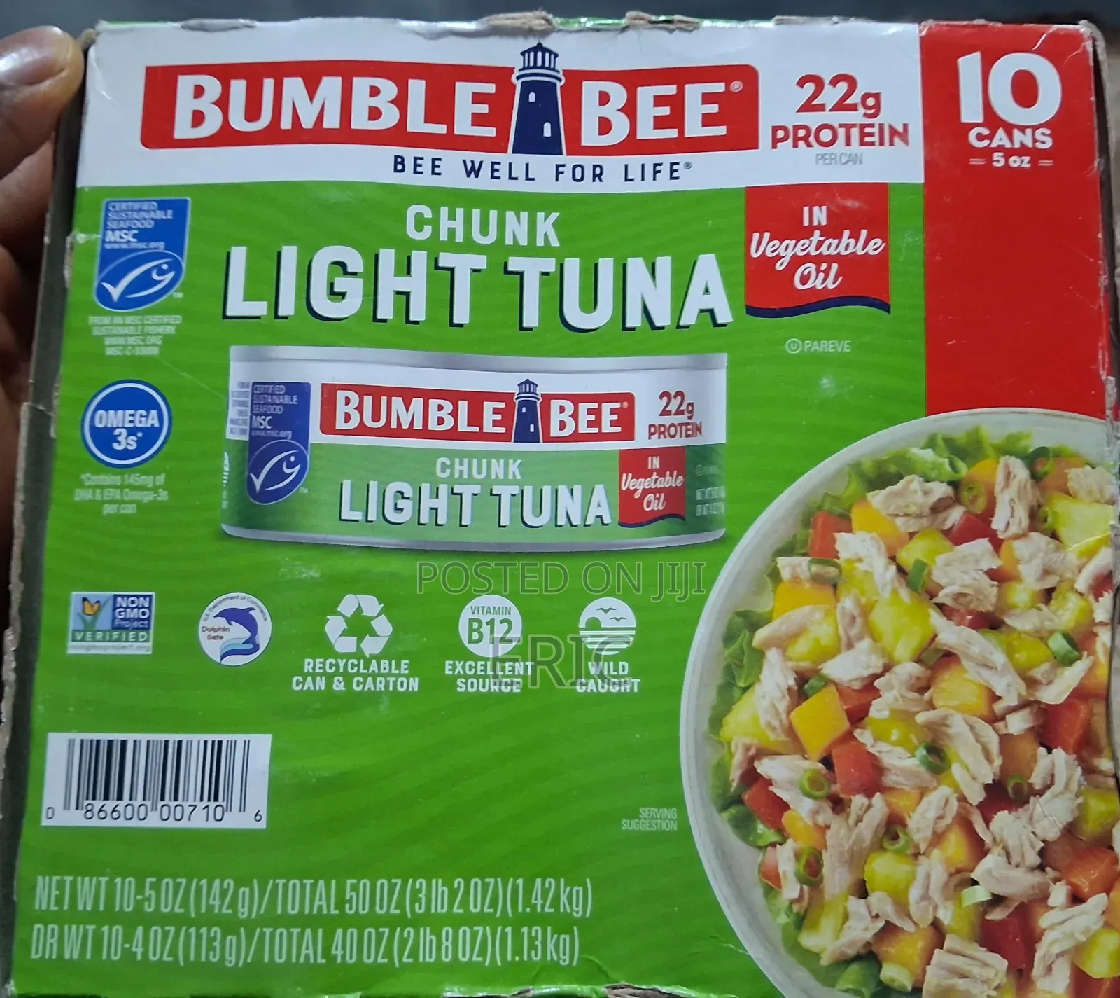 Bumble Bee Light Tuna in Oil. 10cans