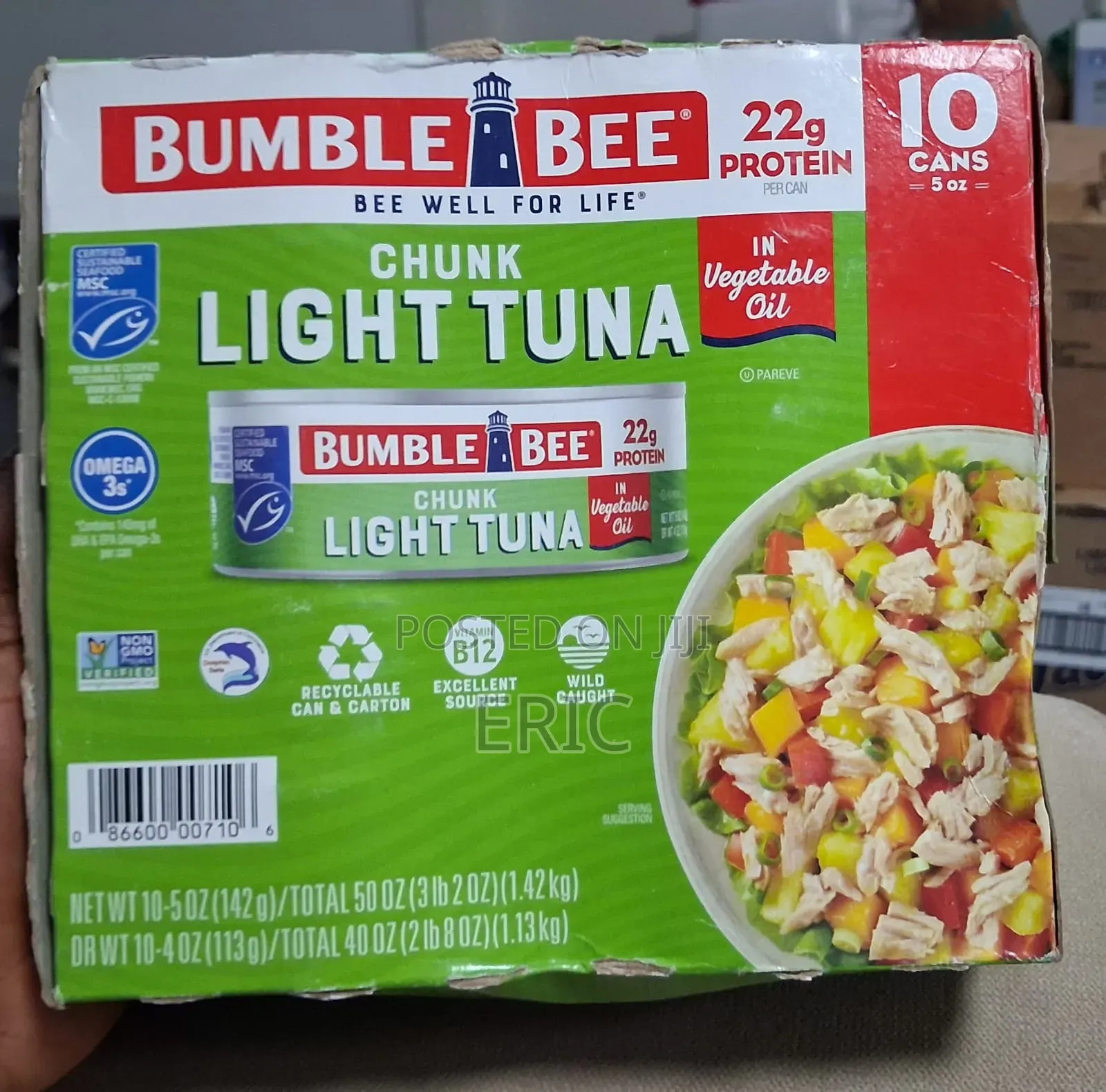 Bumble Bee Light Tuna in Oil. 10cans