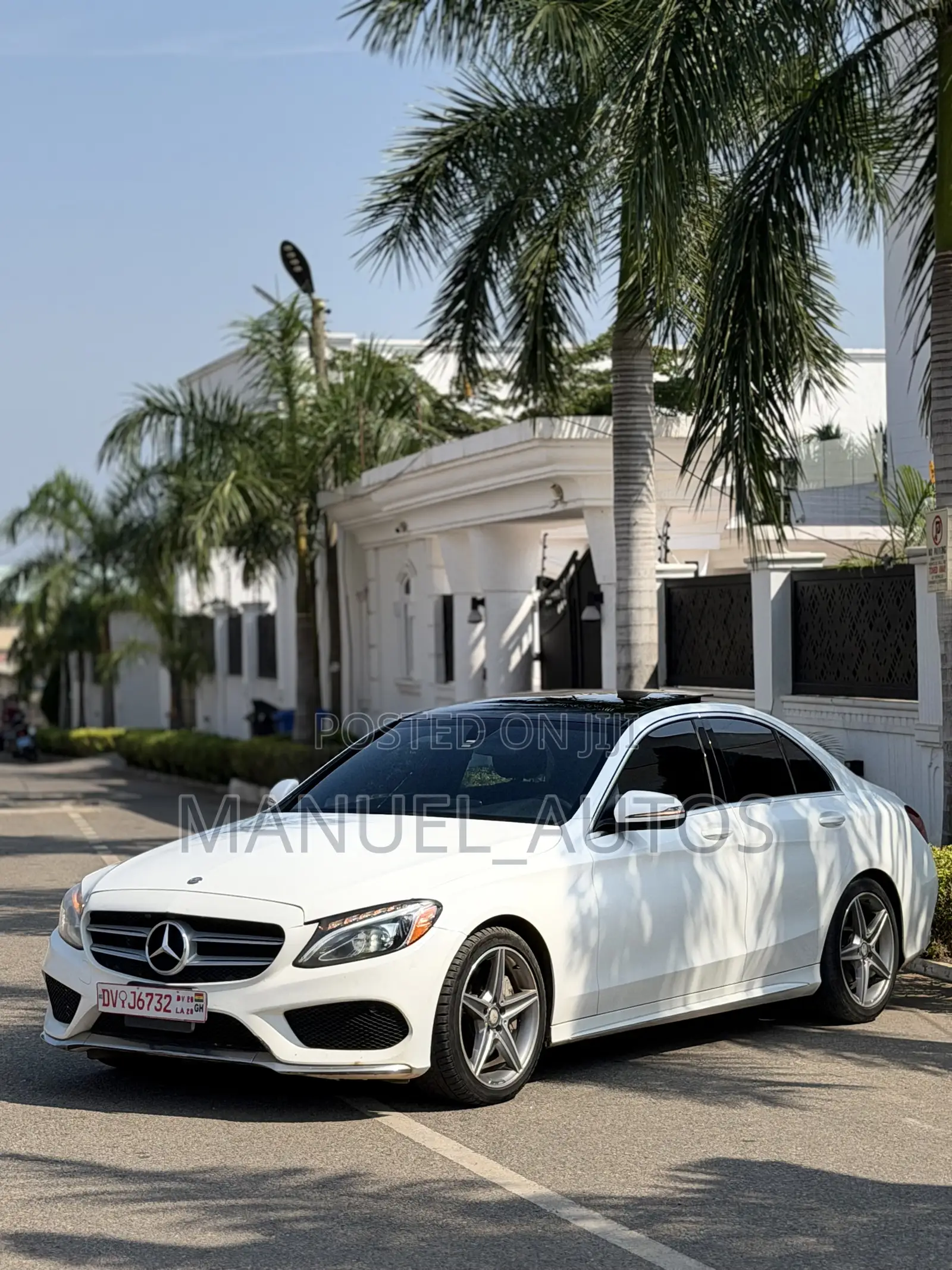 Mercedes-Benz C300 Sport 4Matic Sedan AWD (2.0L 4cyl 7A) 2017 White