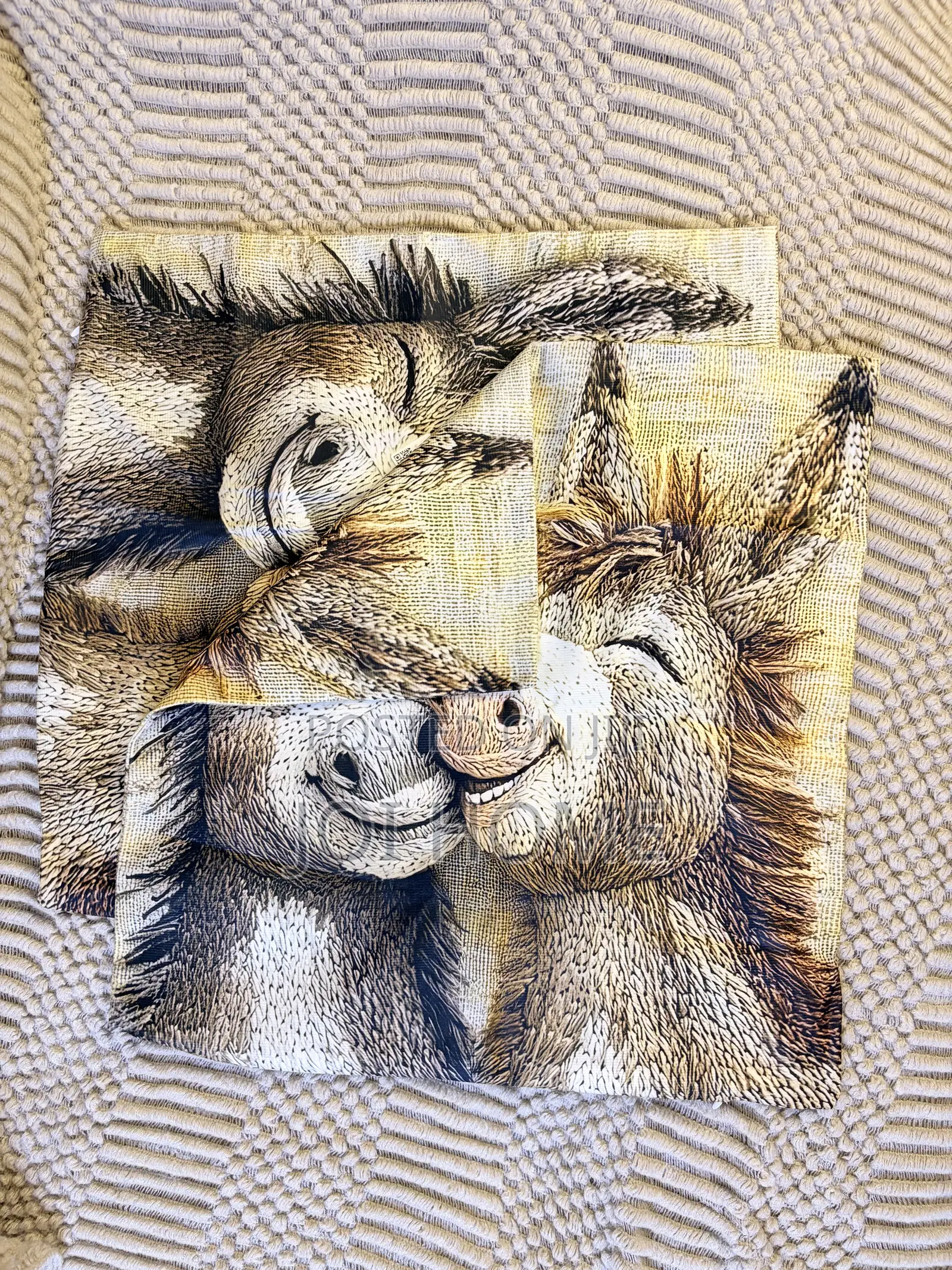 2pcs Equestrian-Inspired Throw Pillow Covers