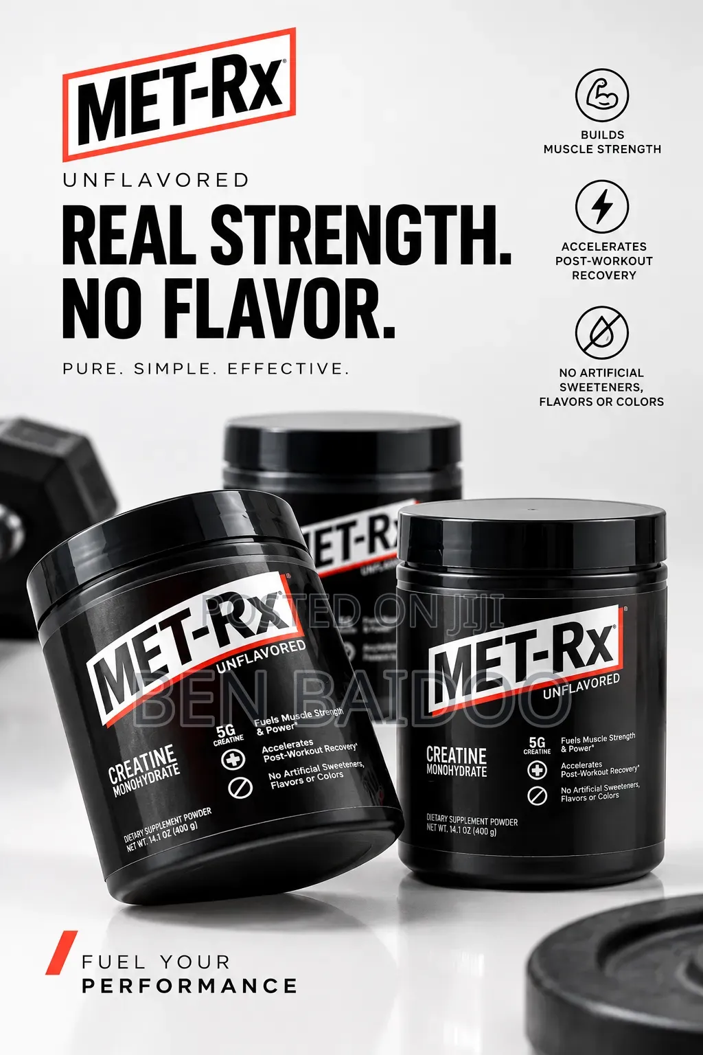 Met-Rx Creatine Monohydrate (Sheer Power & Strength)