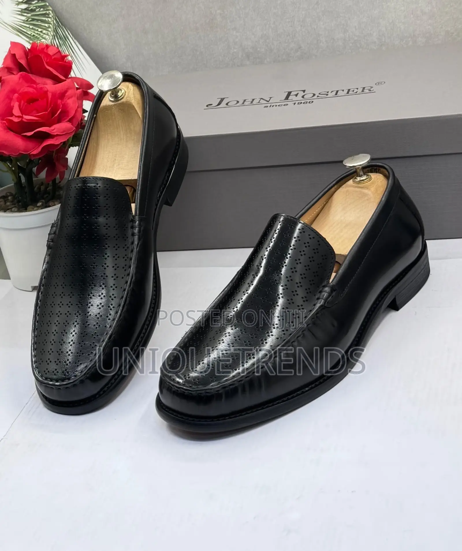 Executive JOHN FOSTER Leather Office/Casual Loafers
