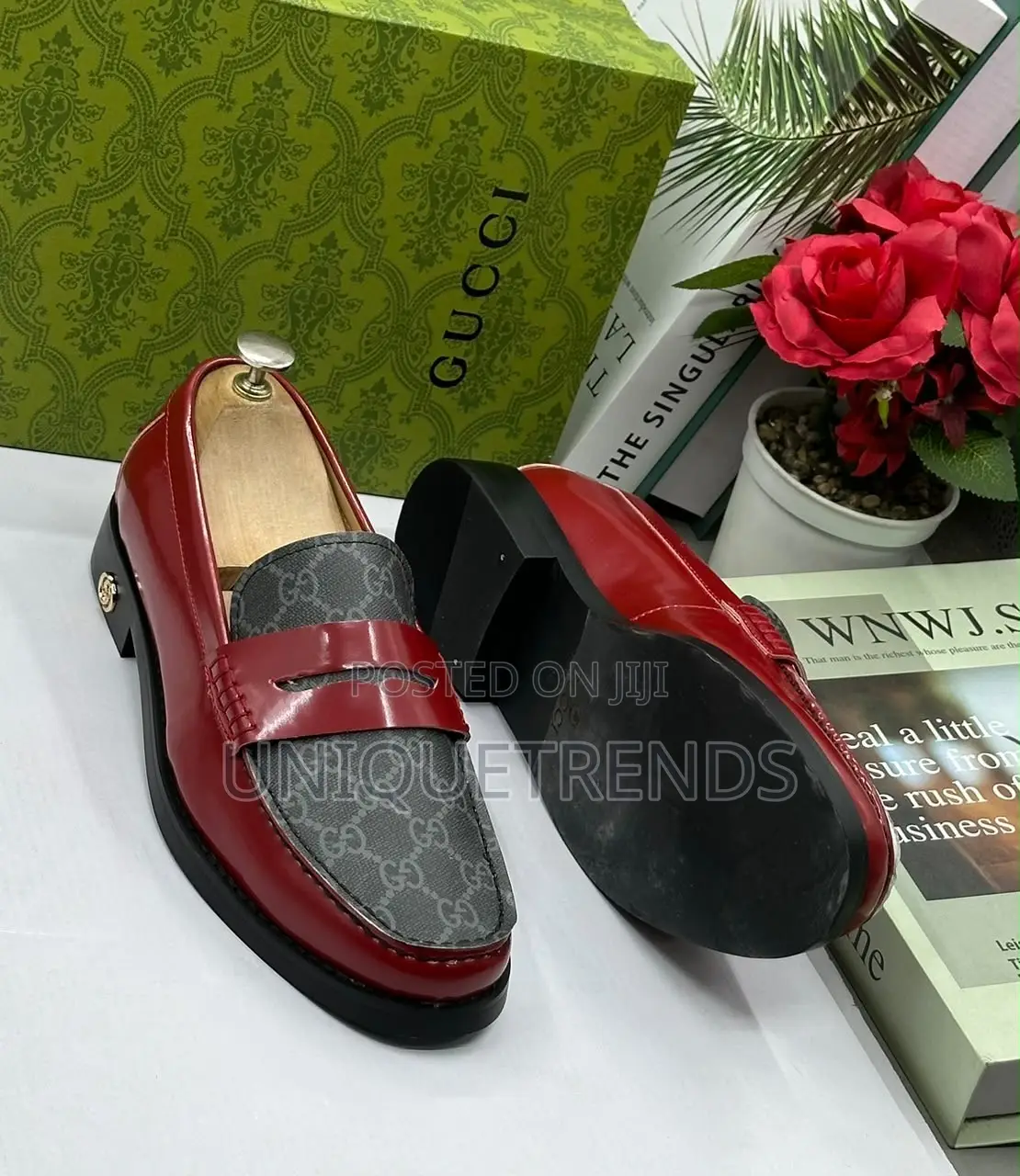 Authentic GUCCI Patent Leather Penny Loafers