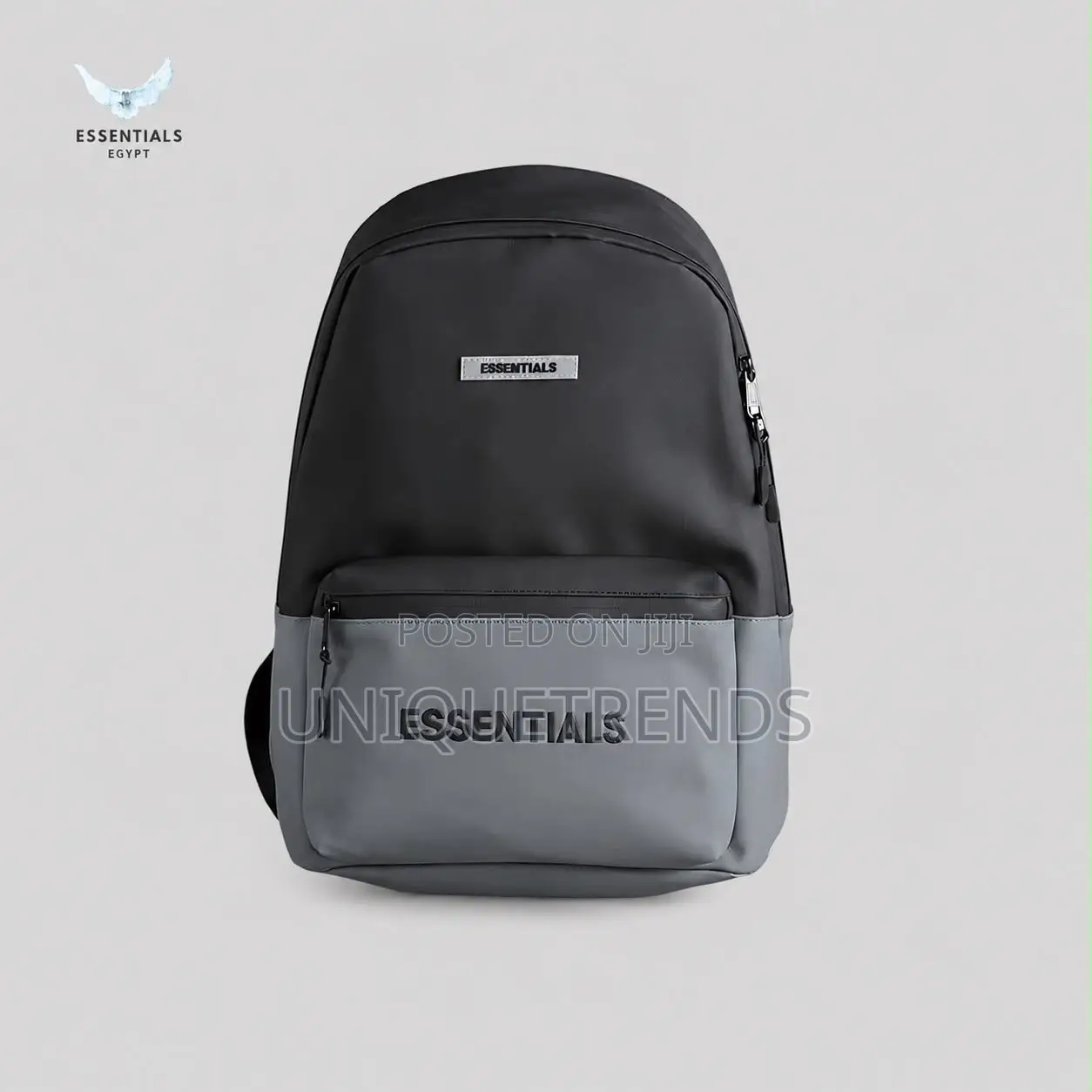 ESSENTIALS Water-Resistant Two-Tone Backpack
