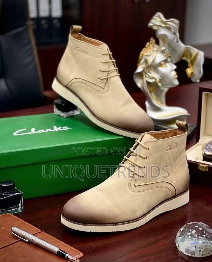 Authentic CLARKS Ankle Boots – Smart Casual Men's Shoes