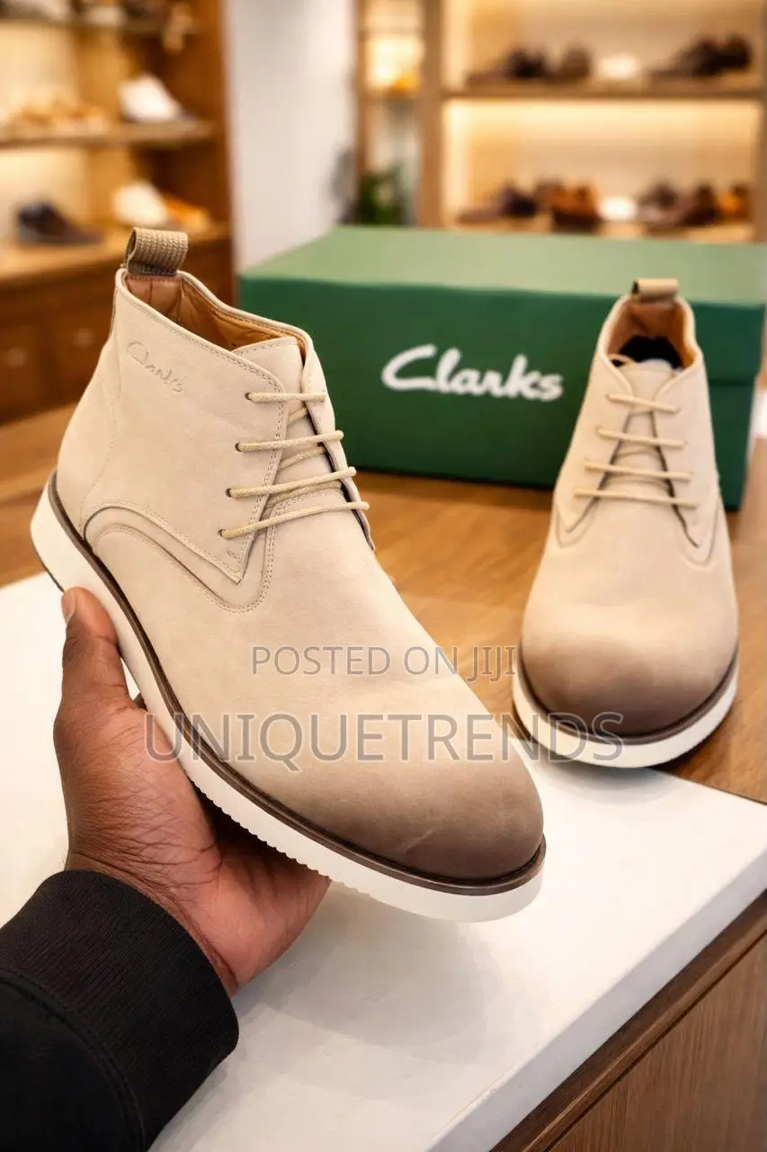 Authentic CLARKS Ankle Boots – Smart Casual Men's Shoes
