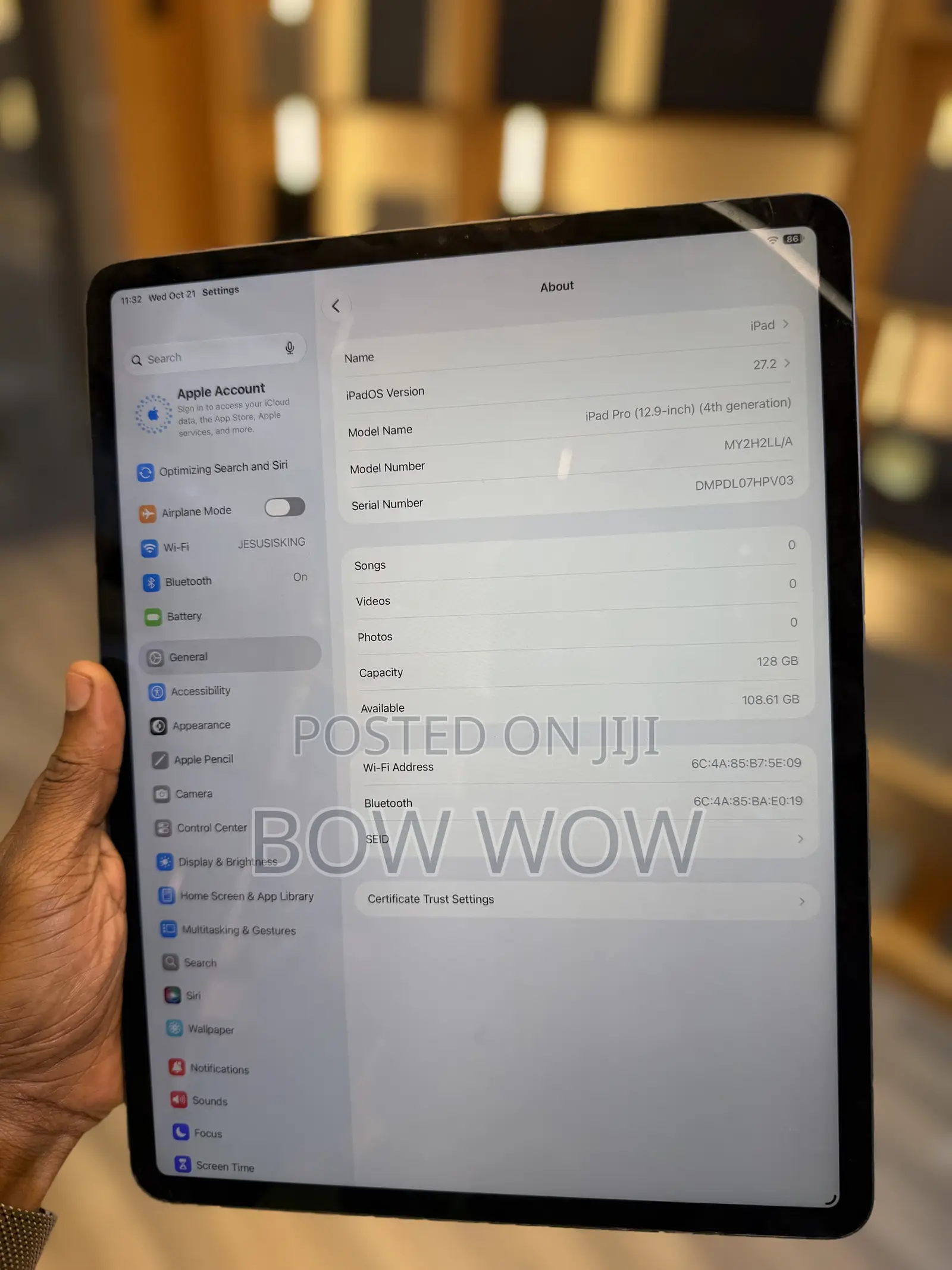 Apple iPad Pro 12.9 (2020) 128 GB Gray