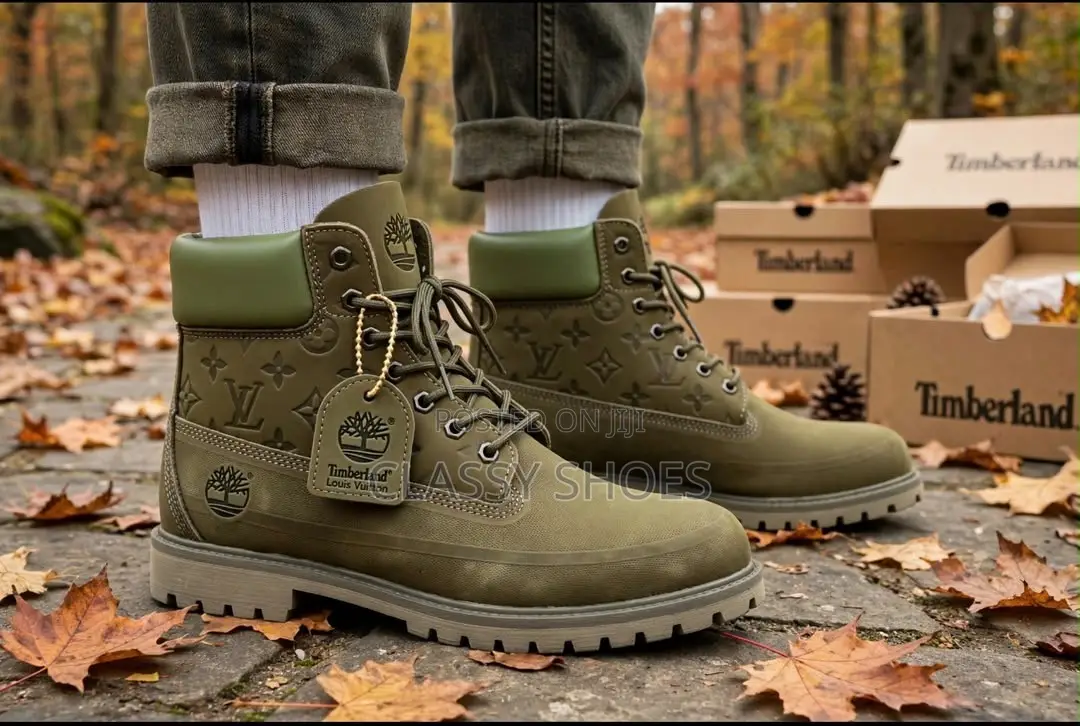 Timberland X Louis Vuitton Army Green