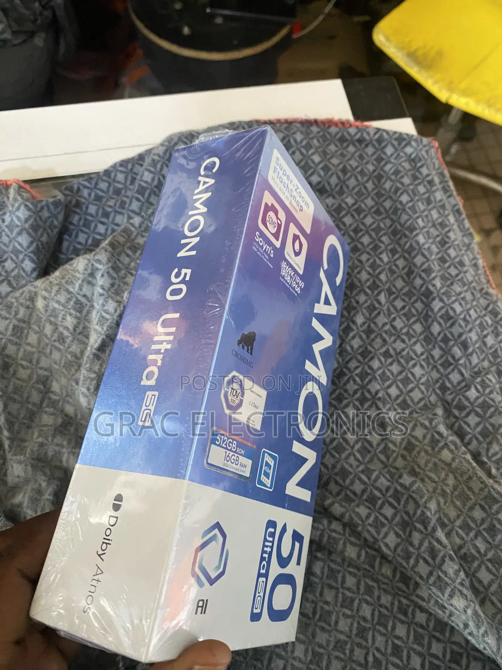 New Tecno Camon 50 Ultra 512 GB Black